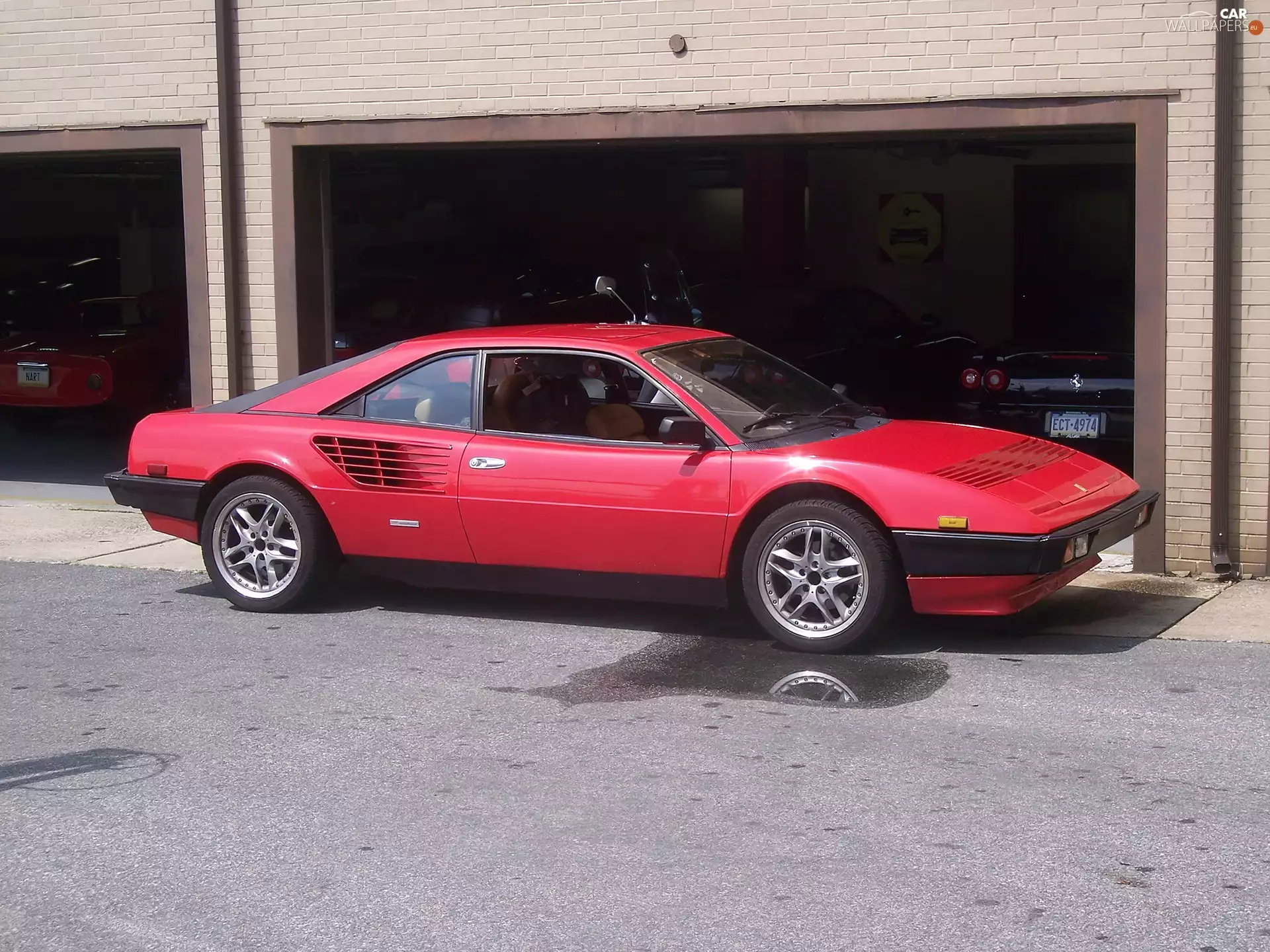 garage, inlets, air, Ferrari Mondial