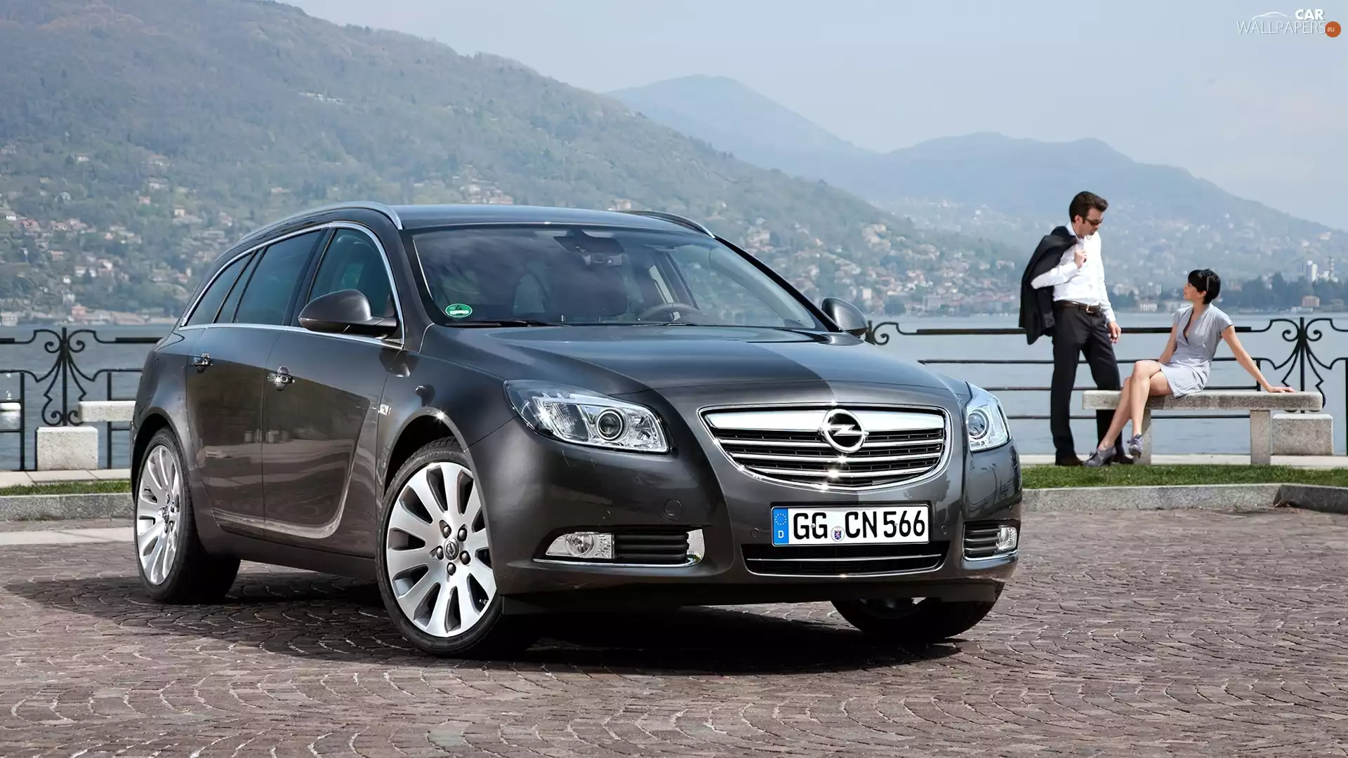 Mountains, Gray, Opel Insignia