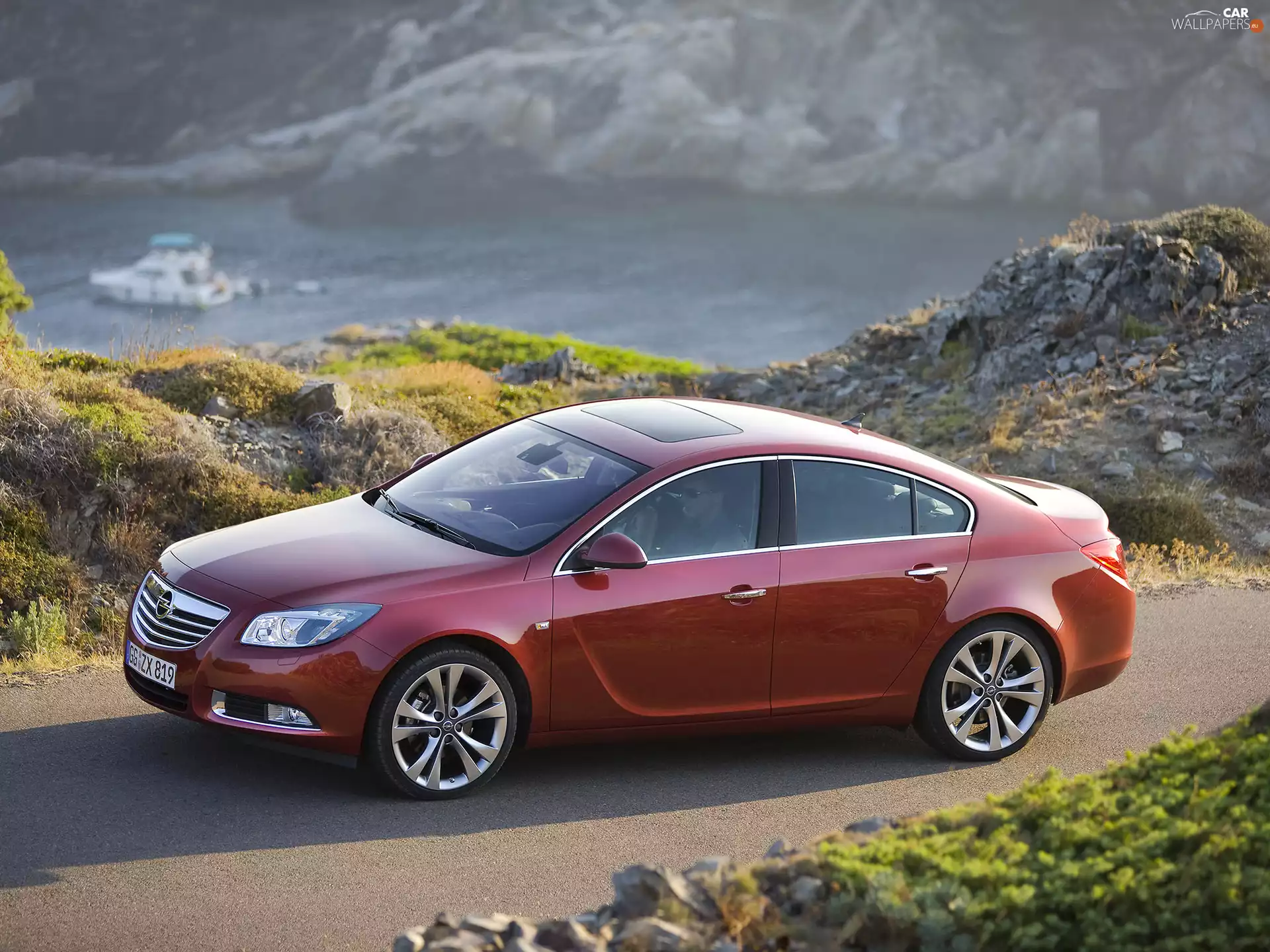 Opel Insignia, water, Yacht, Way