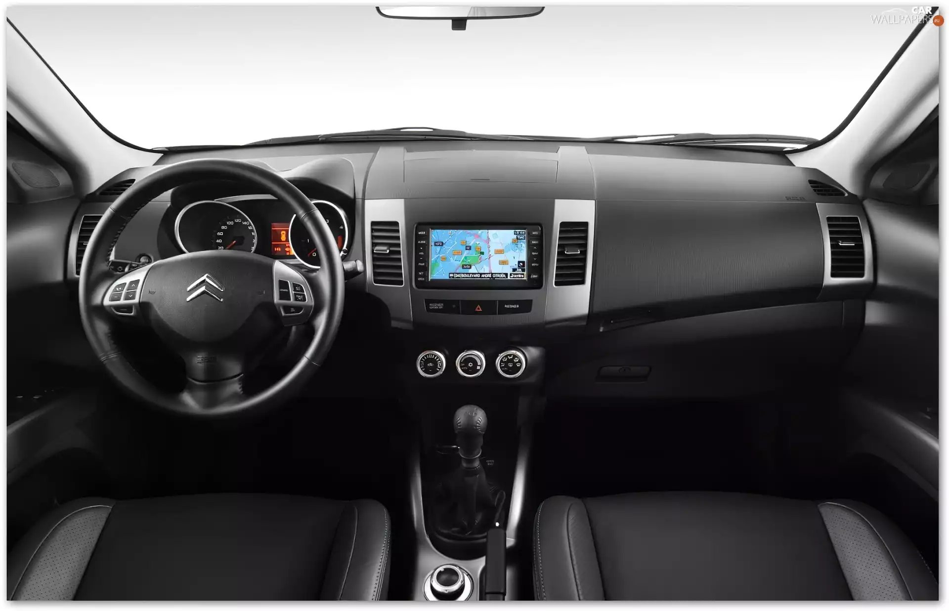 Navigation, interior, Citroen C-Crosser