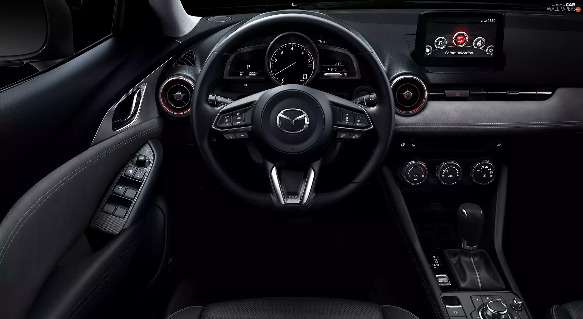 2019, interior, Mazda CX-3