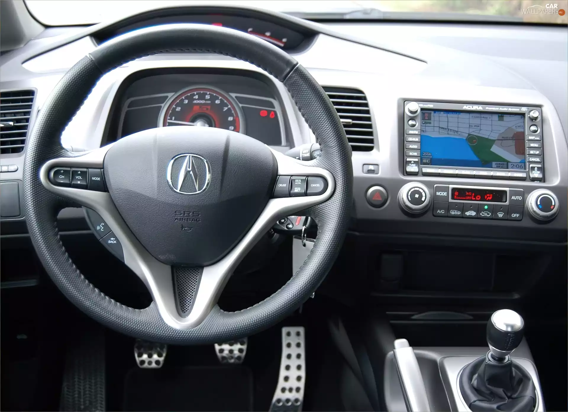 Navigation, Acura CSX, interior