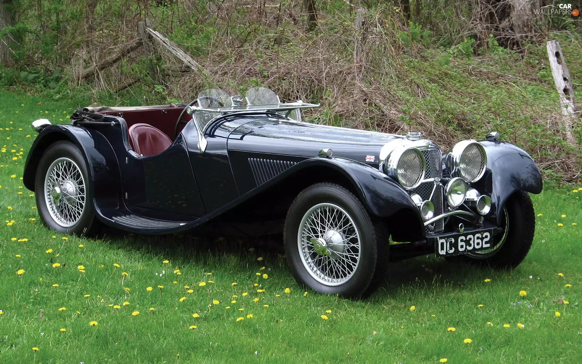 antique, Ss100, 1935, Jaguar