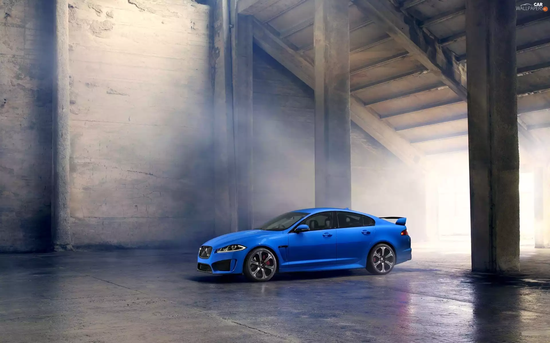 Jaguar, Automobile, blue