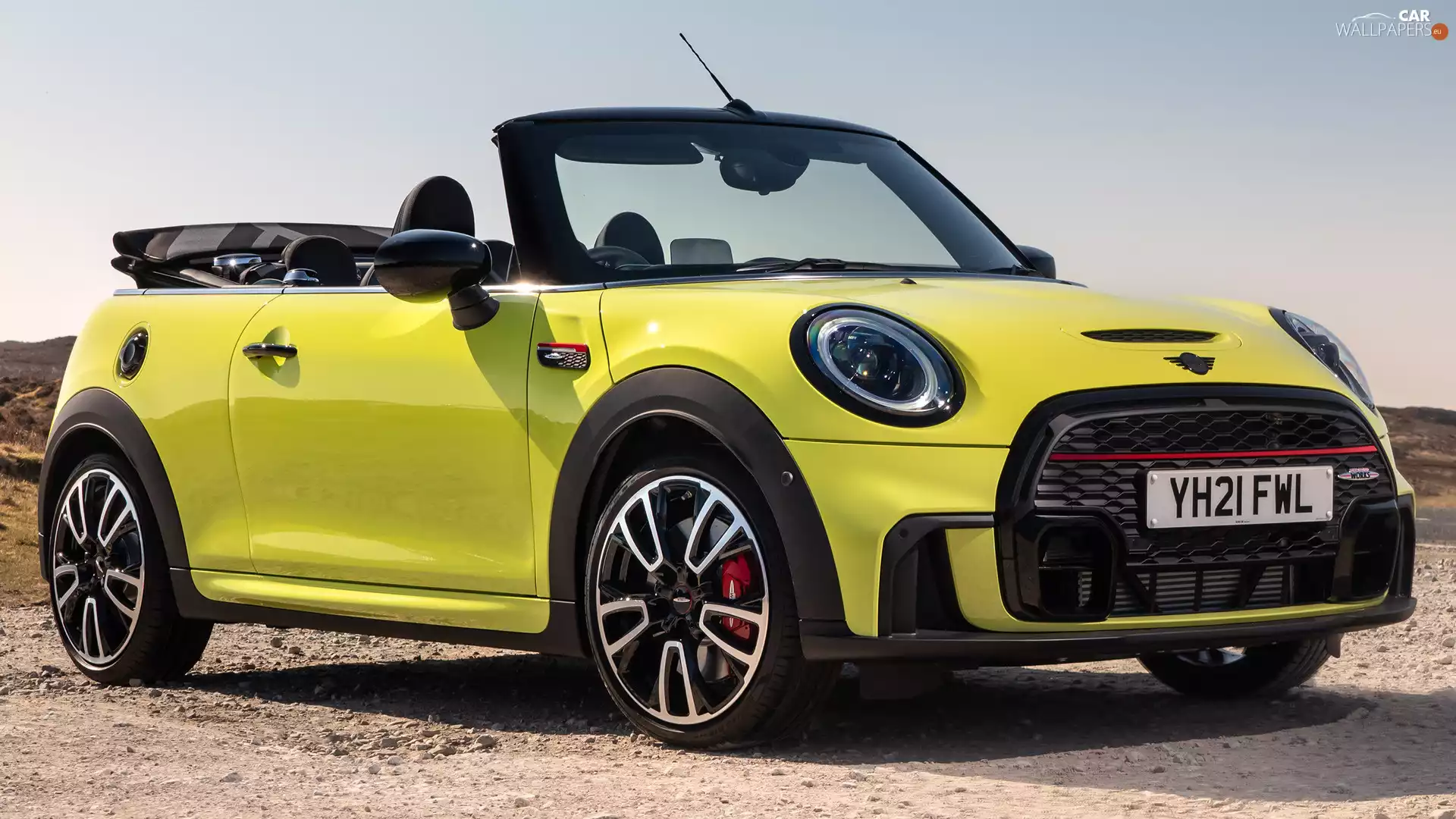 Cabriolet, Yellow, Mini John Cooper Works