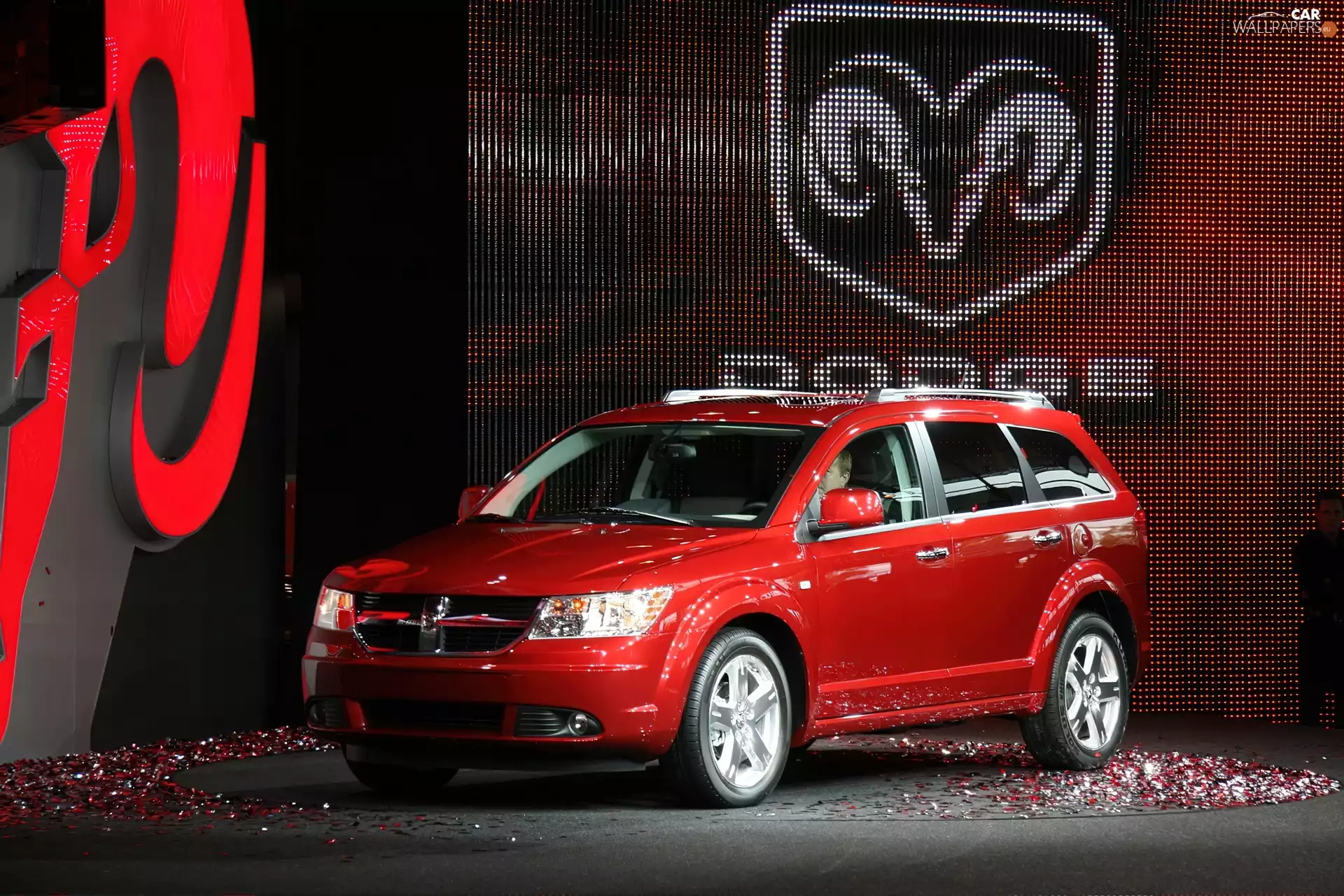 confetti, presentation, Dodge Journey