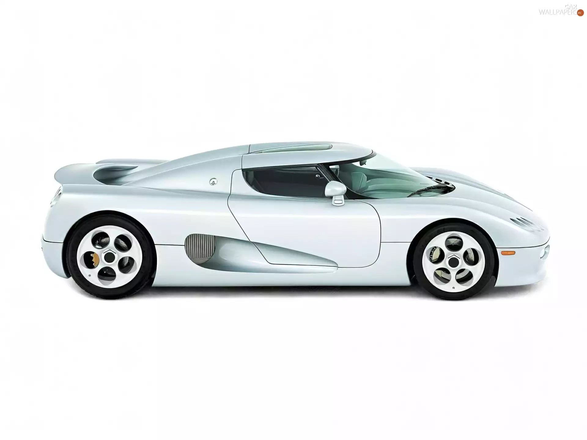 Right side, White, Koenigsegg