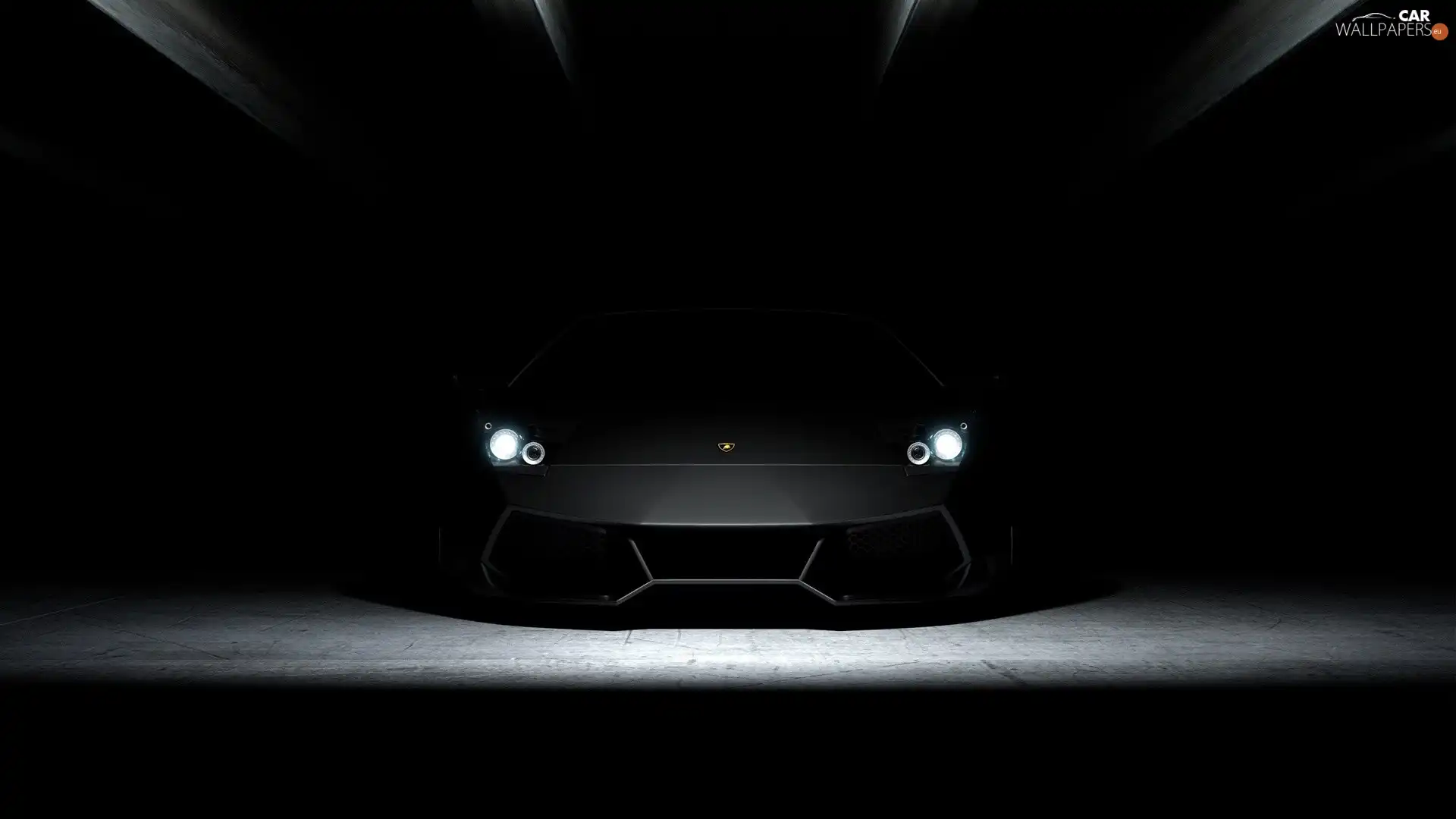 Lamborghini, Night, darkness