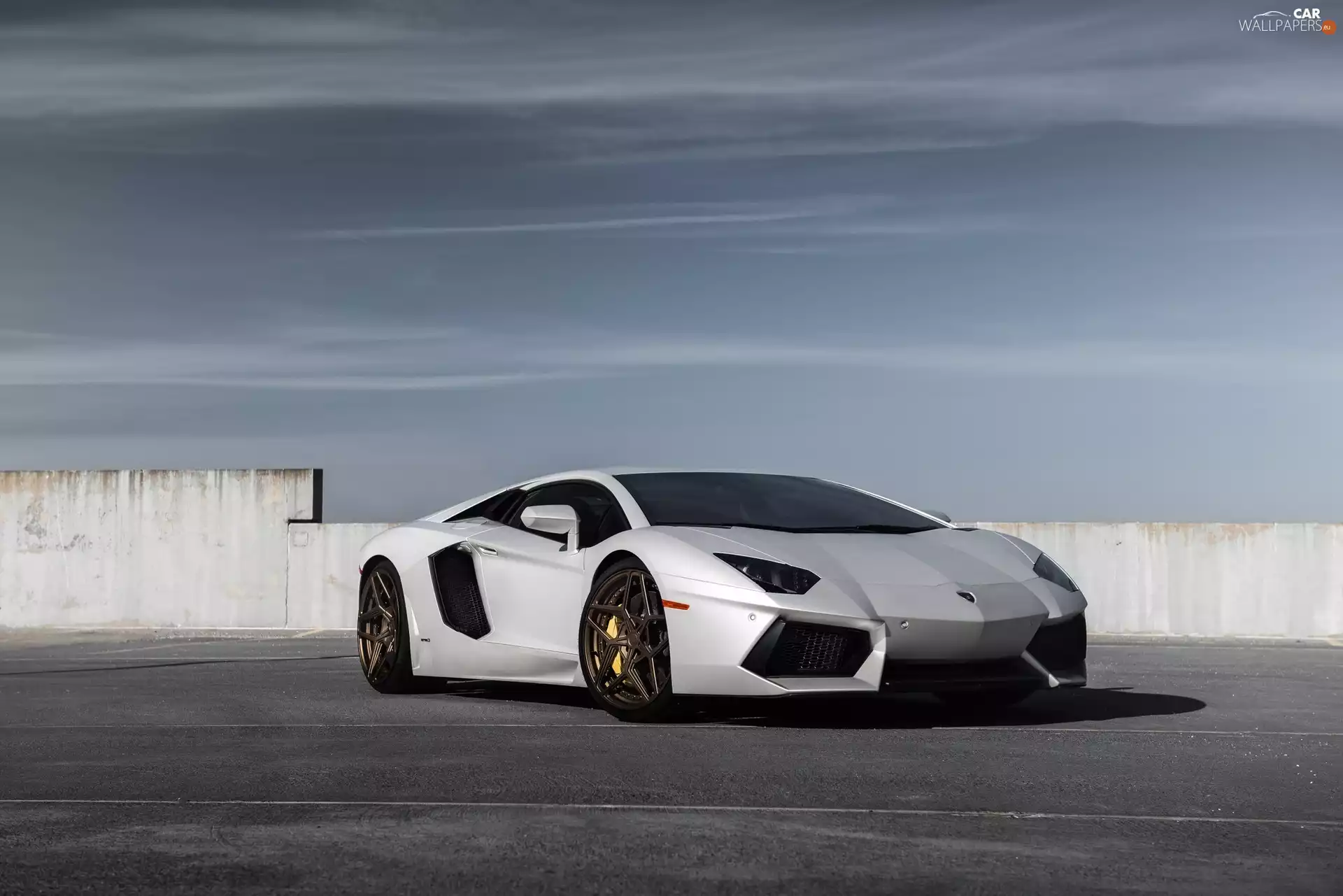 Lamborghini Aventador, White
