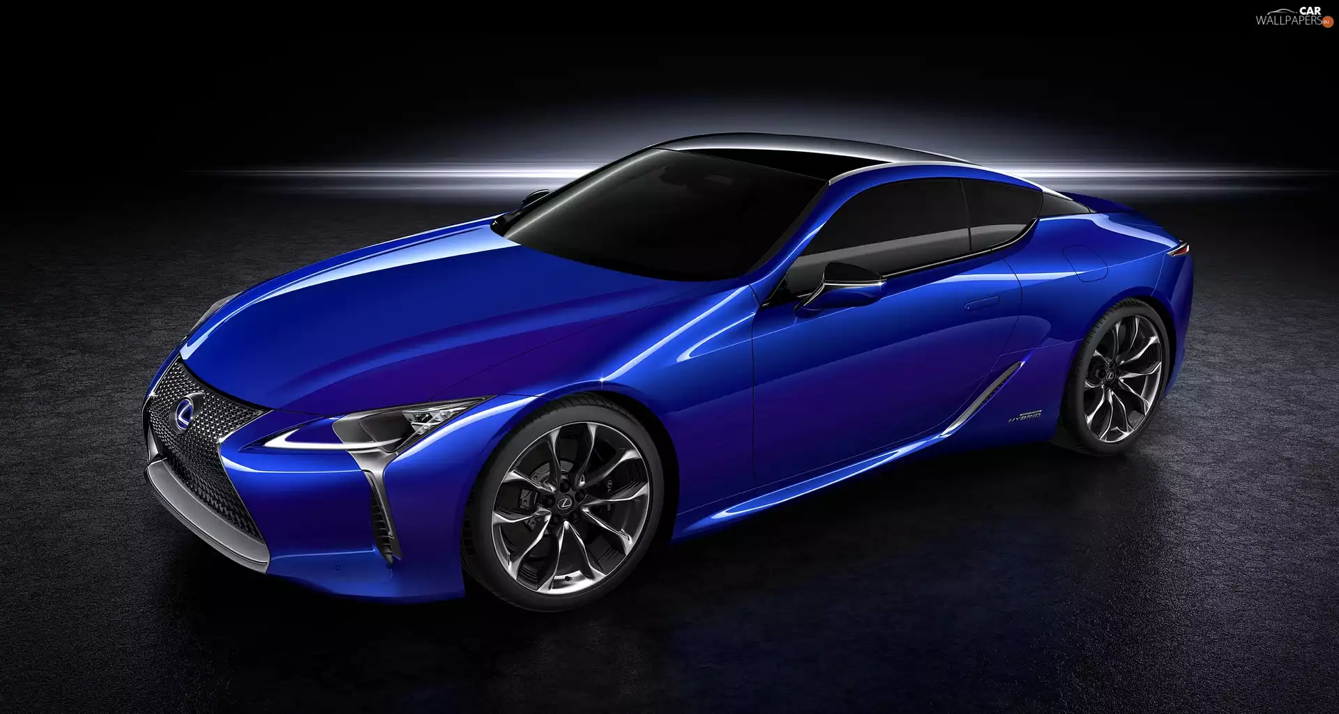LC500, blue, Lexus