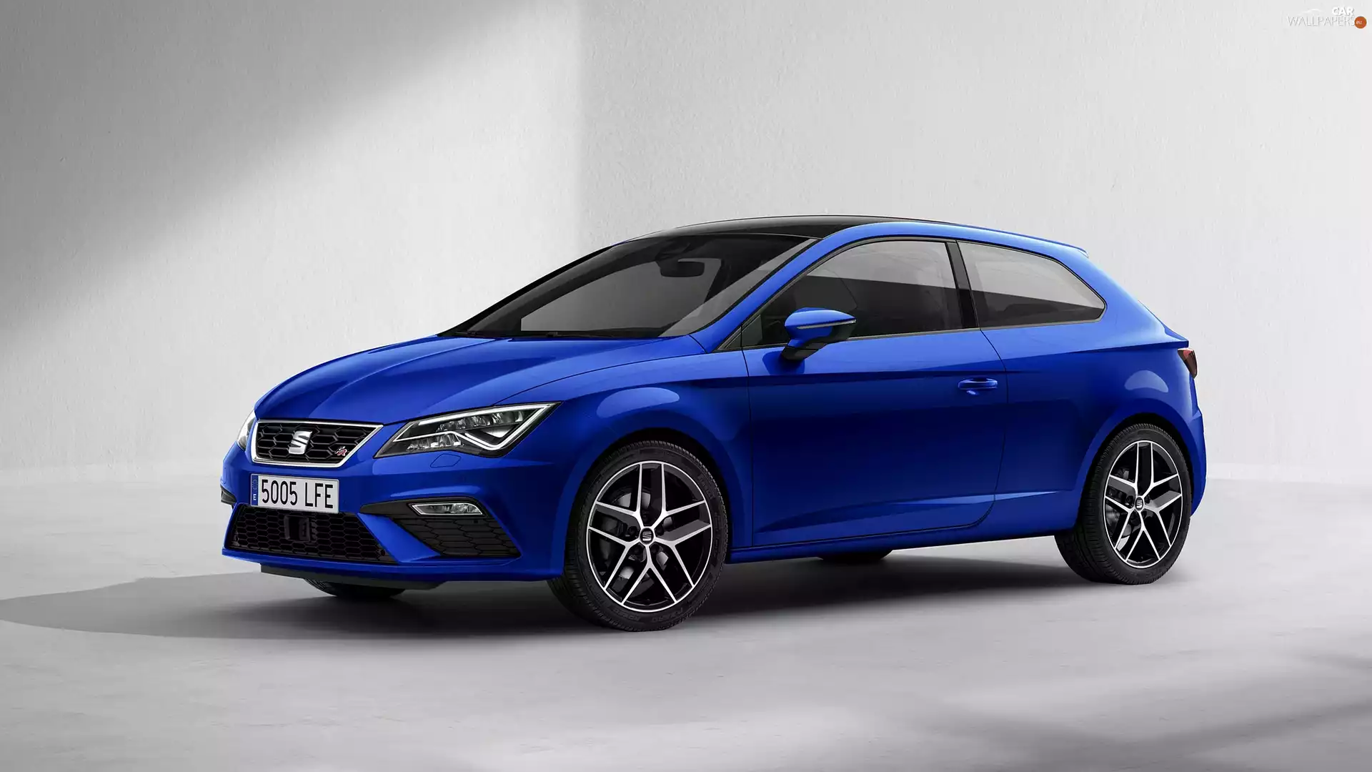2017, blue, Seat Leon