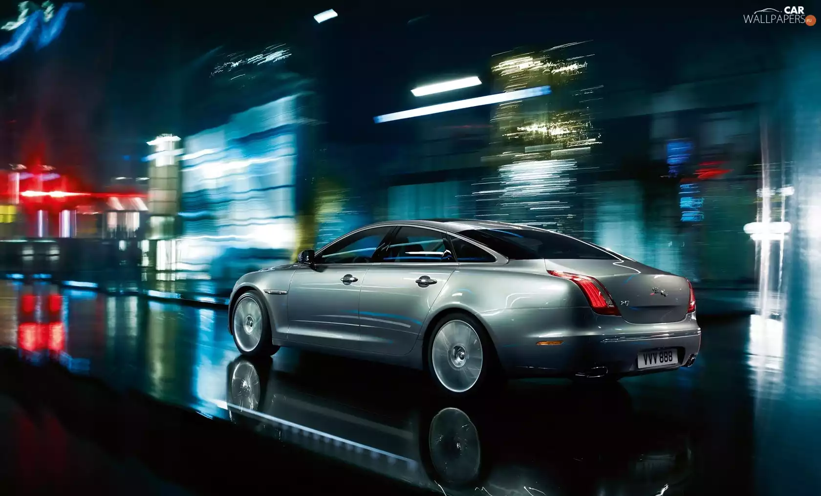 town, Jaguar XJ, light