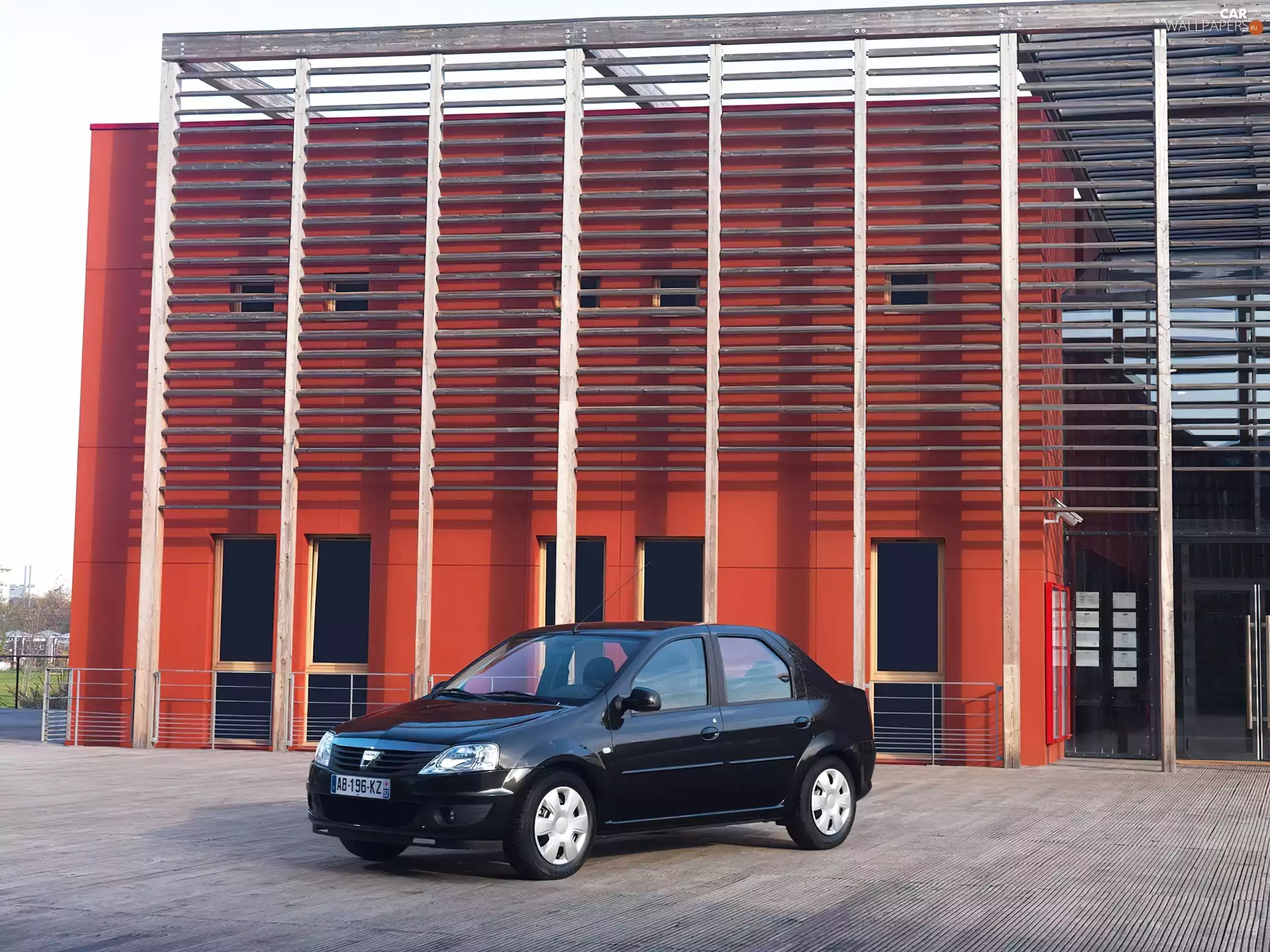 Doors, black, Dacia Logan