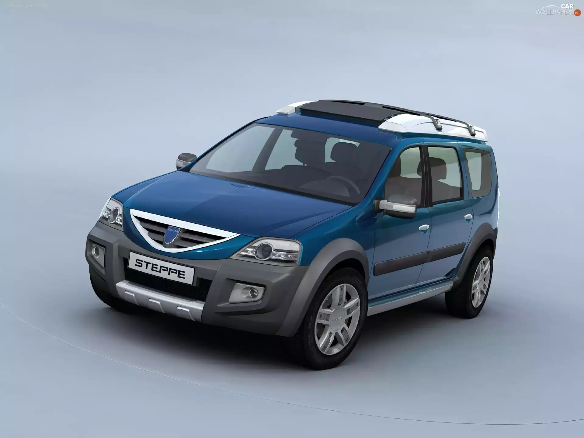 Steppe, Blue, Dacia Logan