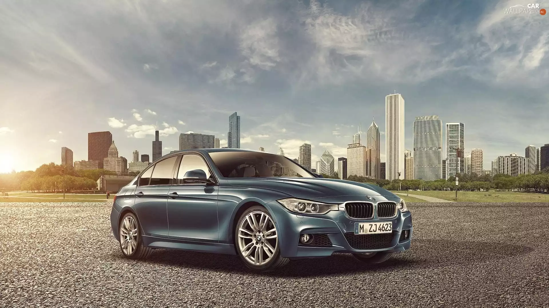 BMW, F30, buildings, M3