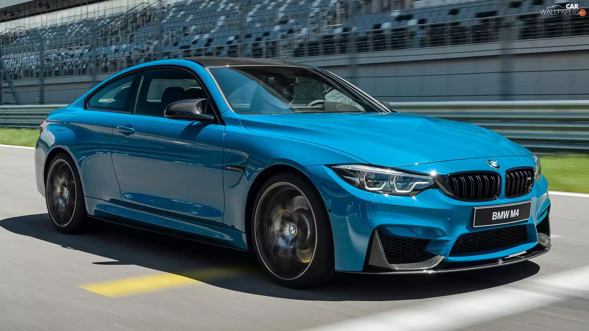 coupe, Blue, BMW M4