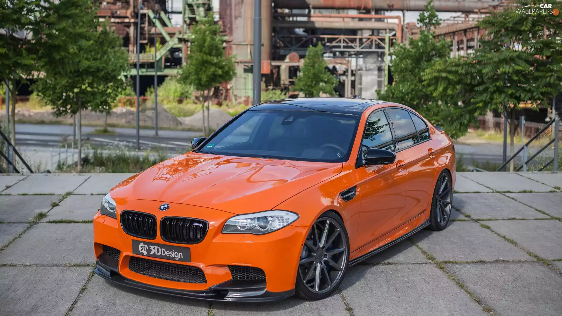 F10, Orange, BMW M5 by Carbonfiber Dynamics