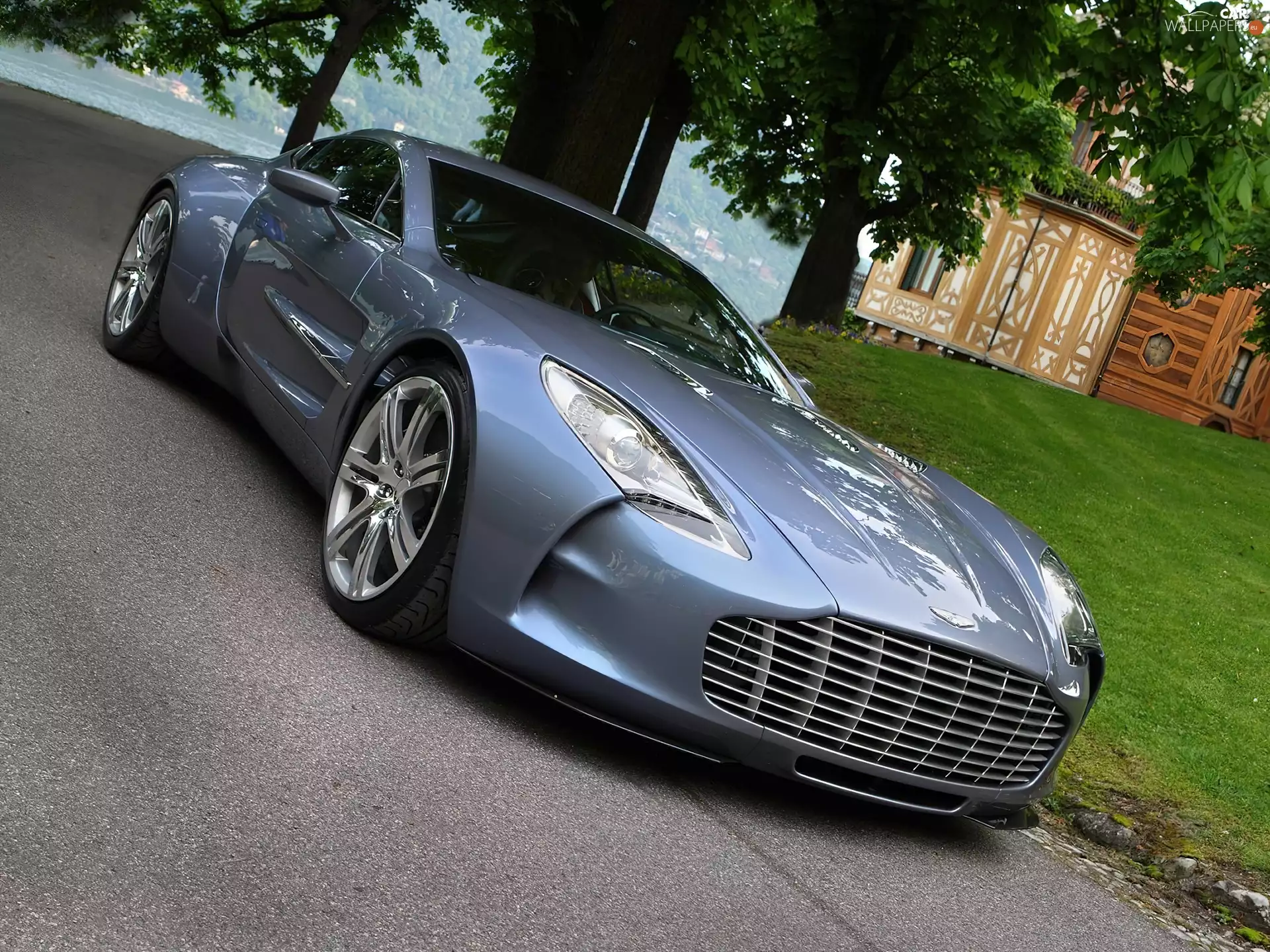 dummy, blue, Aston Martin One-77