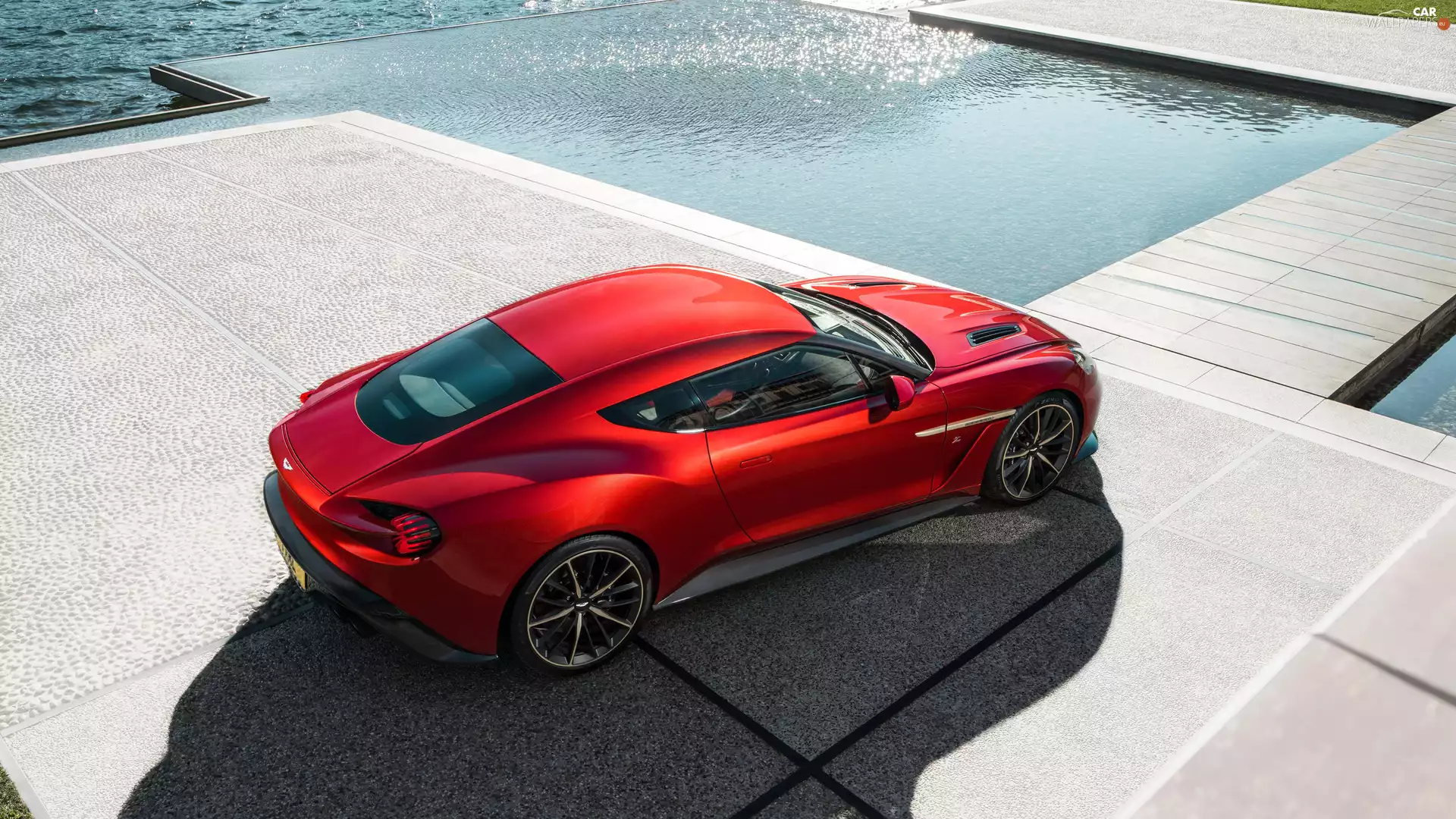 2016, Red, Aston Martin Vanquish Zagato Concept