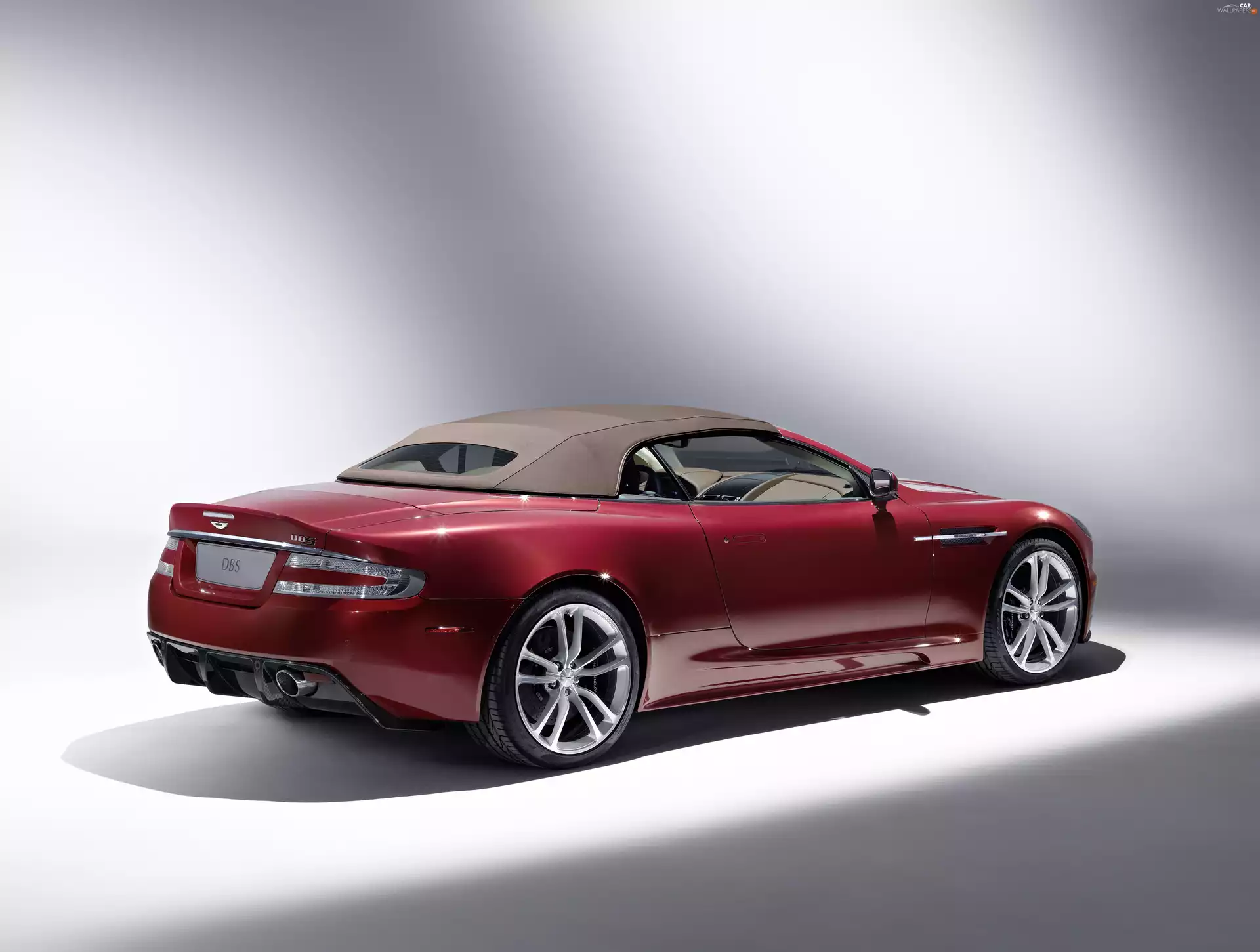 the roof, Aston Martin DBS Volante, canvas