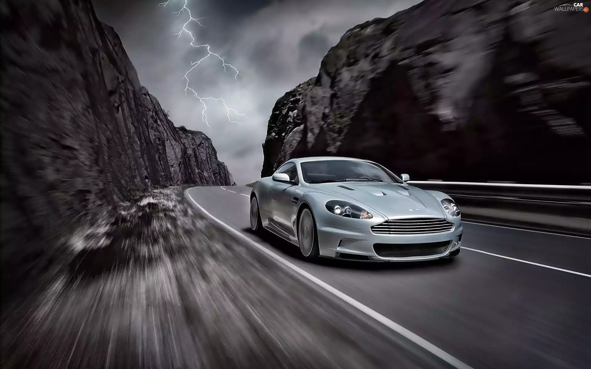 Aston Martin, road, Storm, DBS