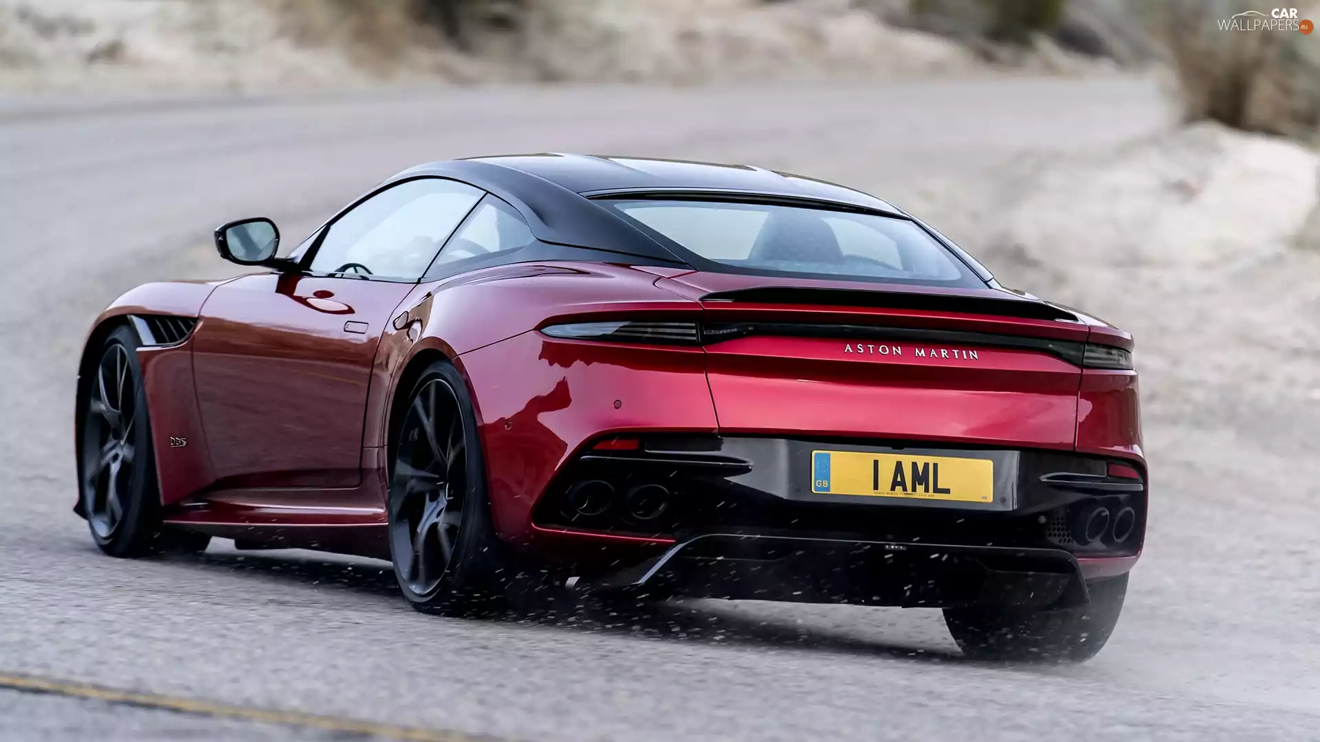 Back, Red, Aston Martin DBS Superleggera