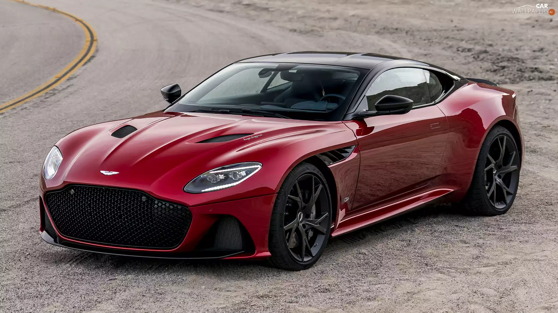 Front, Red, Aston Martin DBS Superleggera