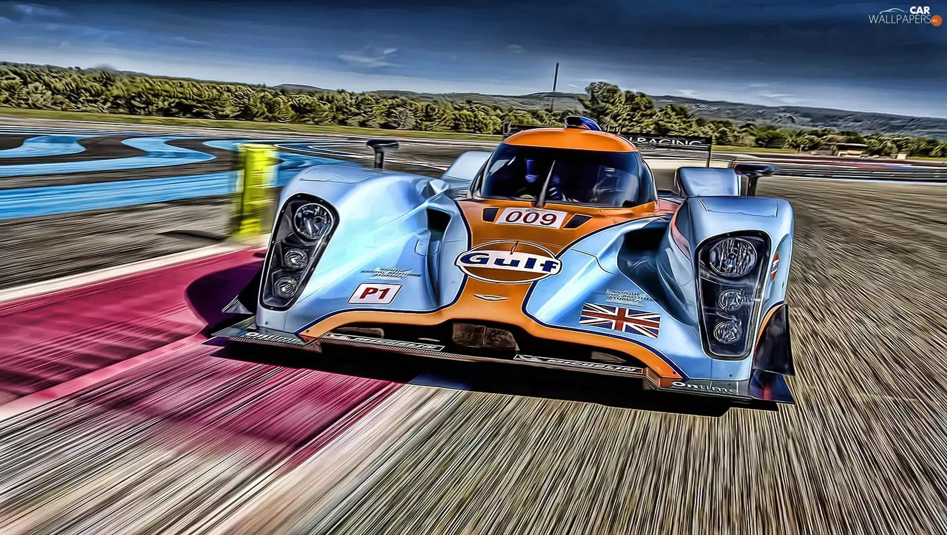 track, racer, Aston Martin