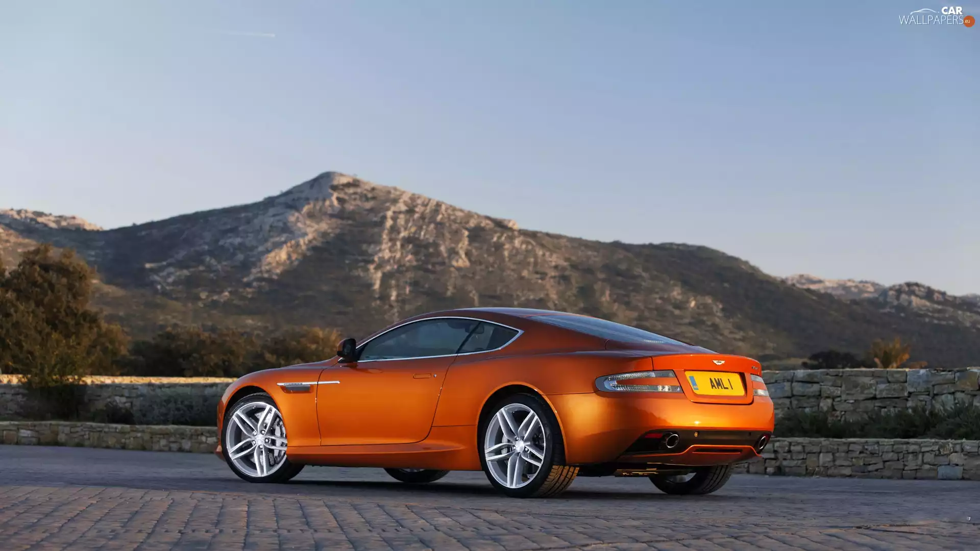 Aston Martin, Way, Mountains, Virage