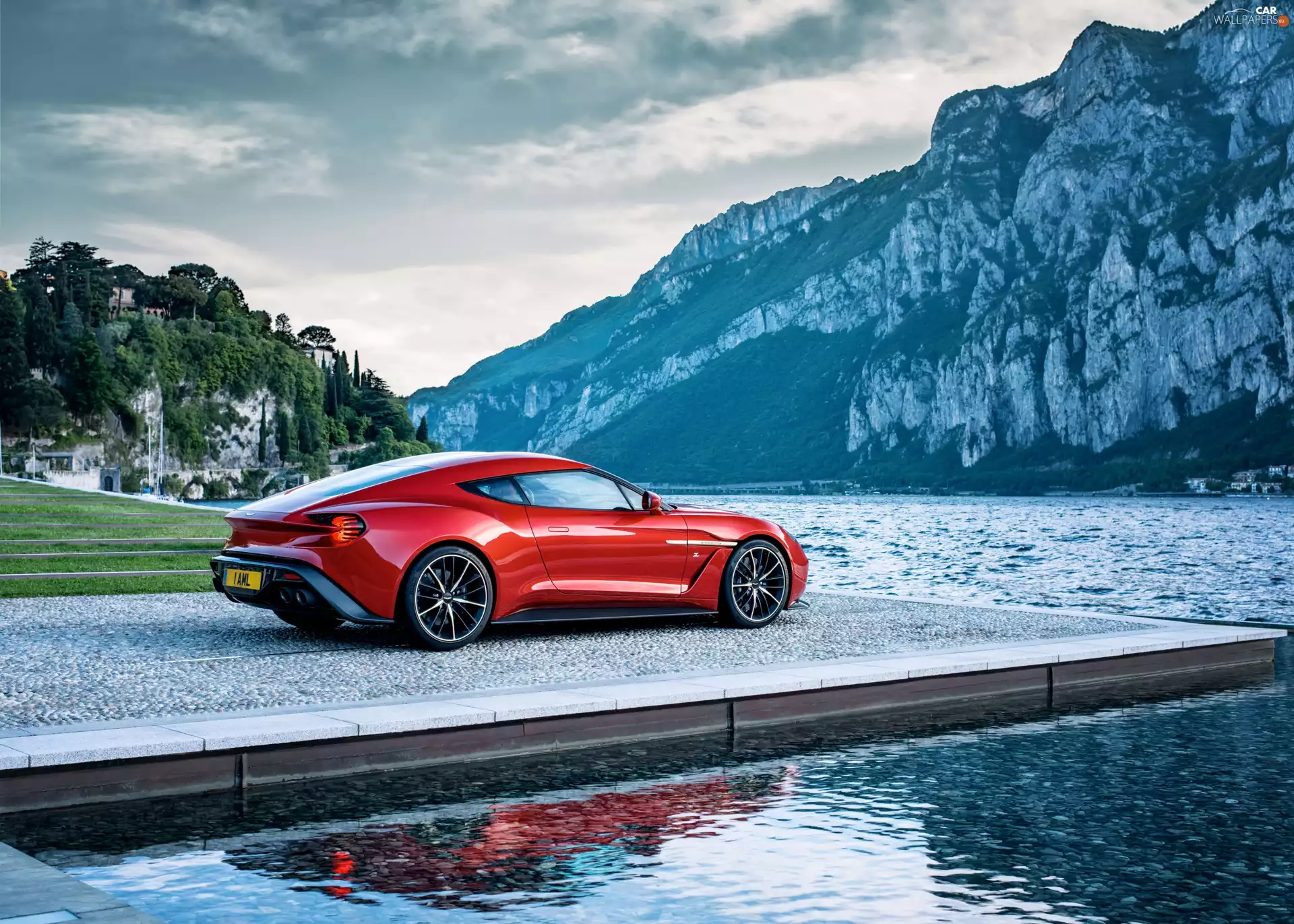 2016, Red, Aston Martin Vanquish Zagato
