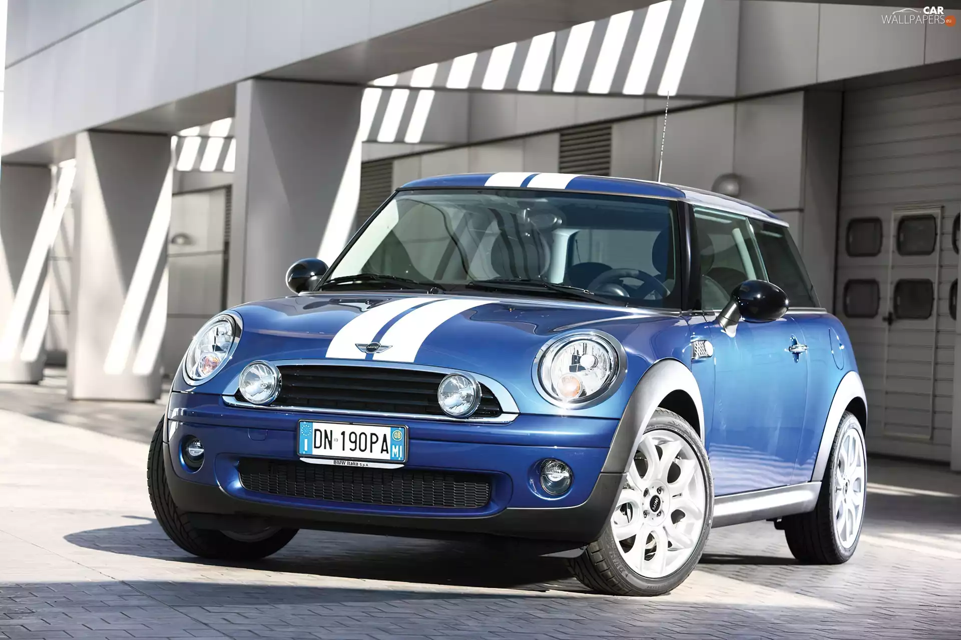 headlights, Mini One, Mask