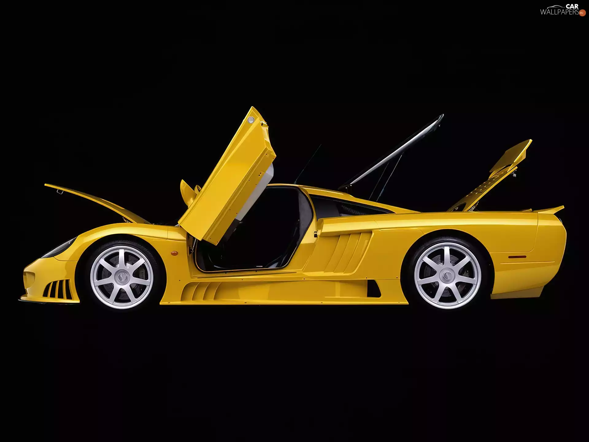 flap, Doors, open, Mask, Saleen S7