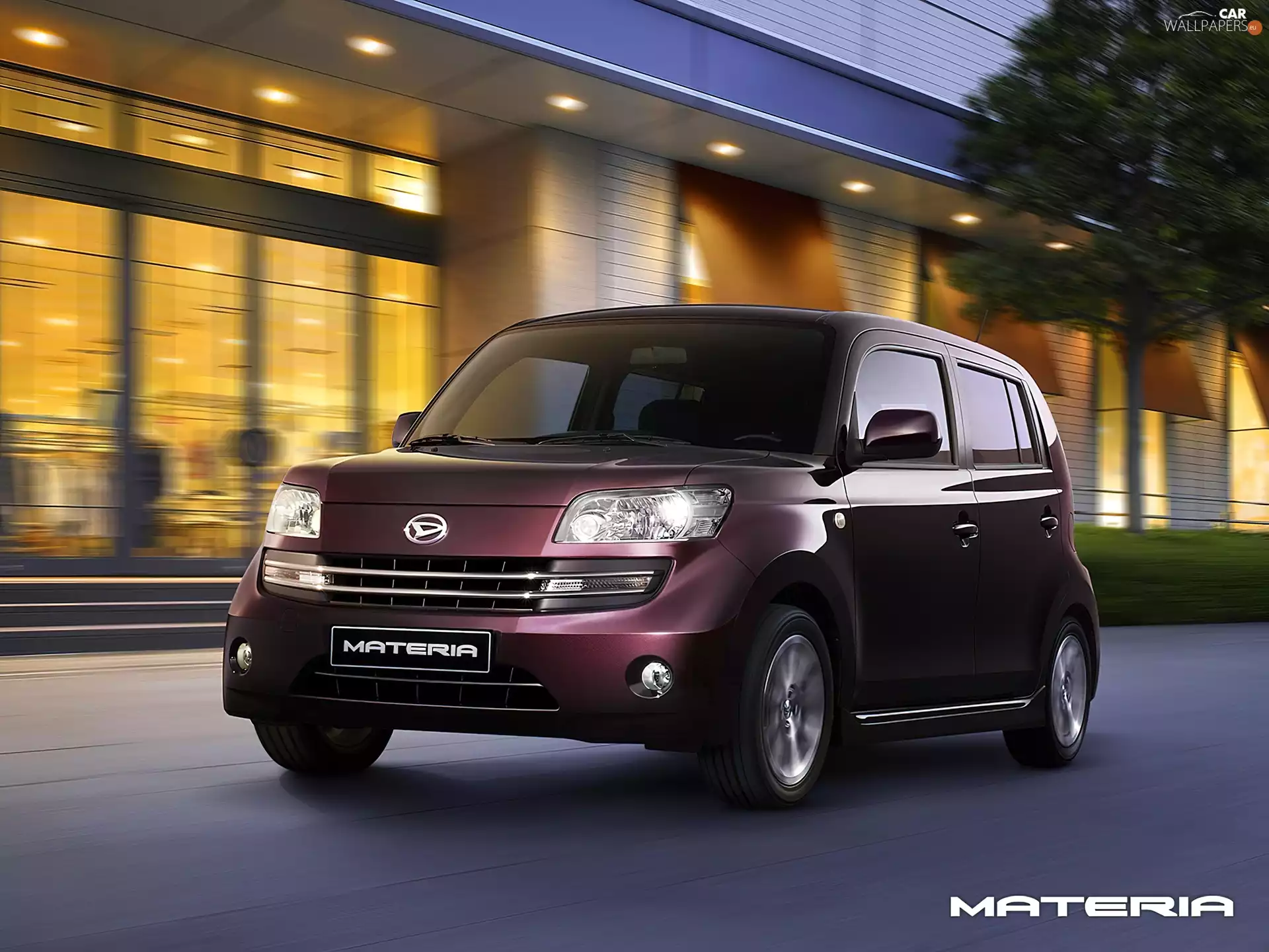 headlights, Front, Daihatsu Materia