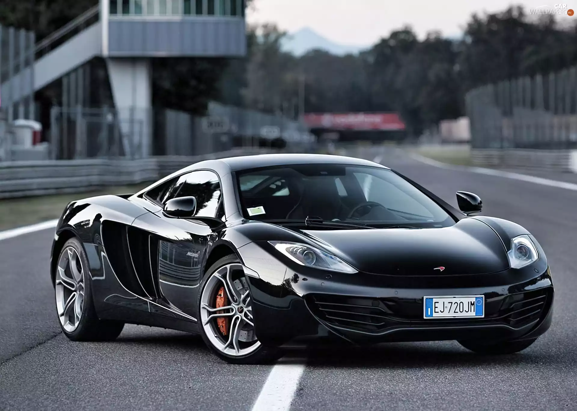 Black, McLaren MP4-12C Spider