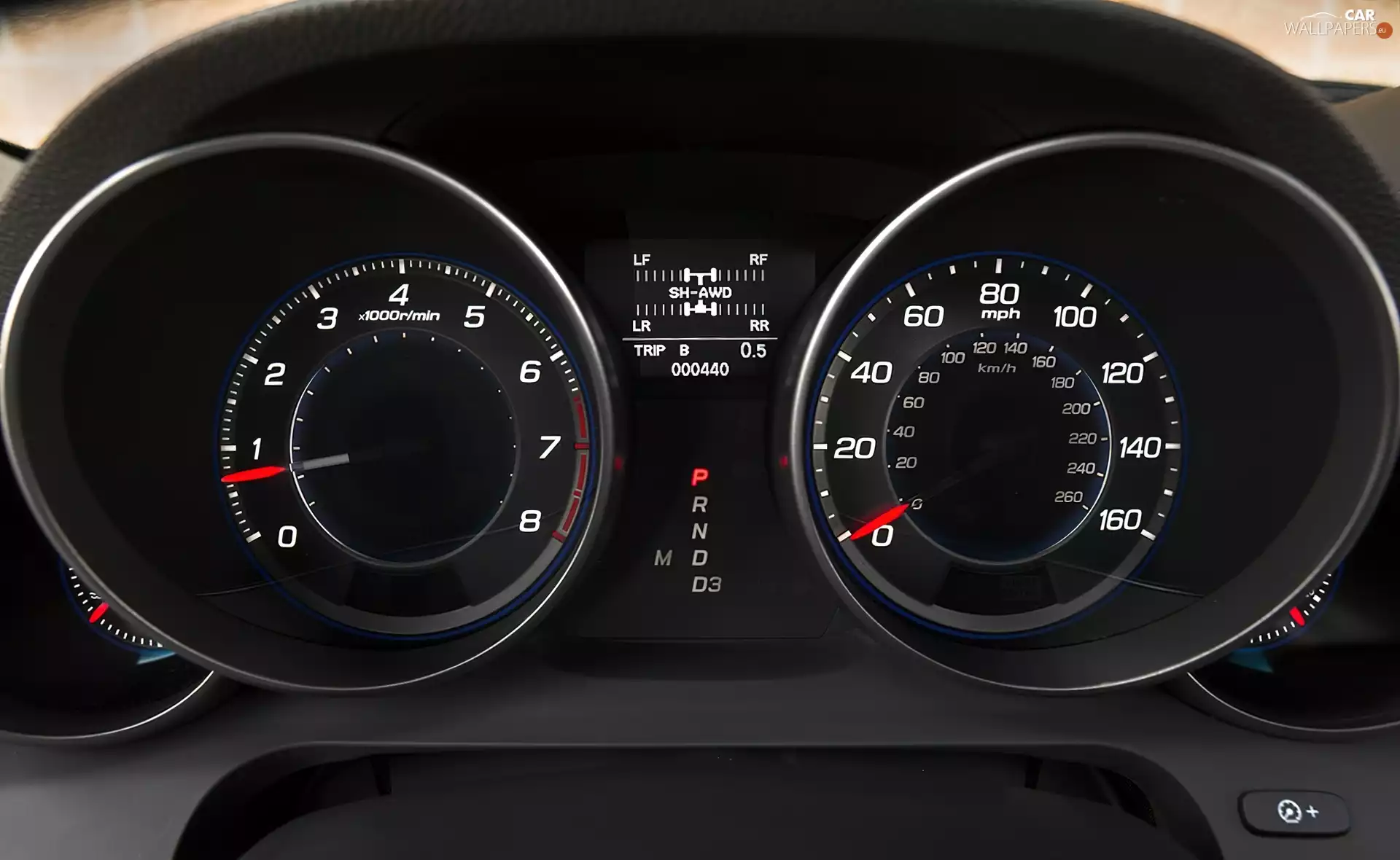 Acura MDX, clocks, speedometer, numerator