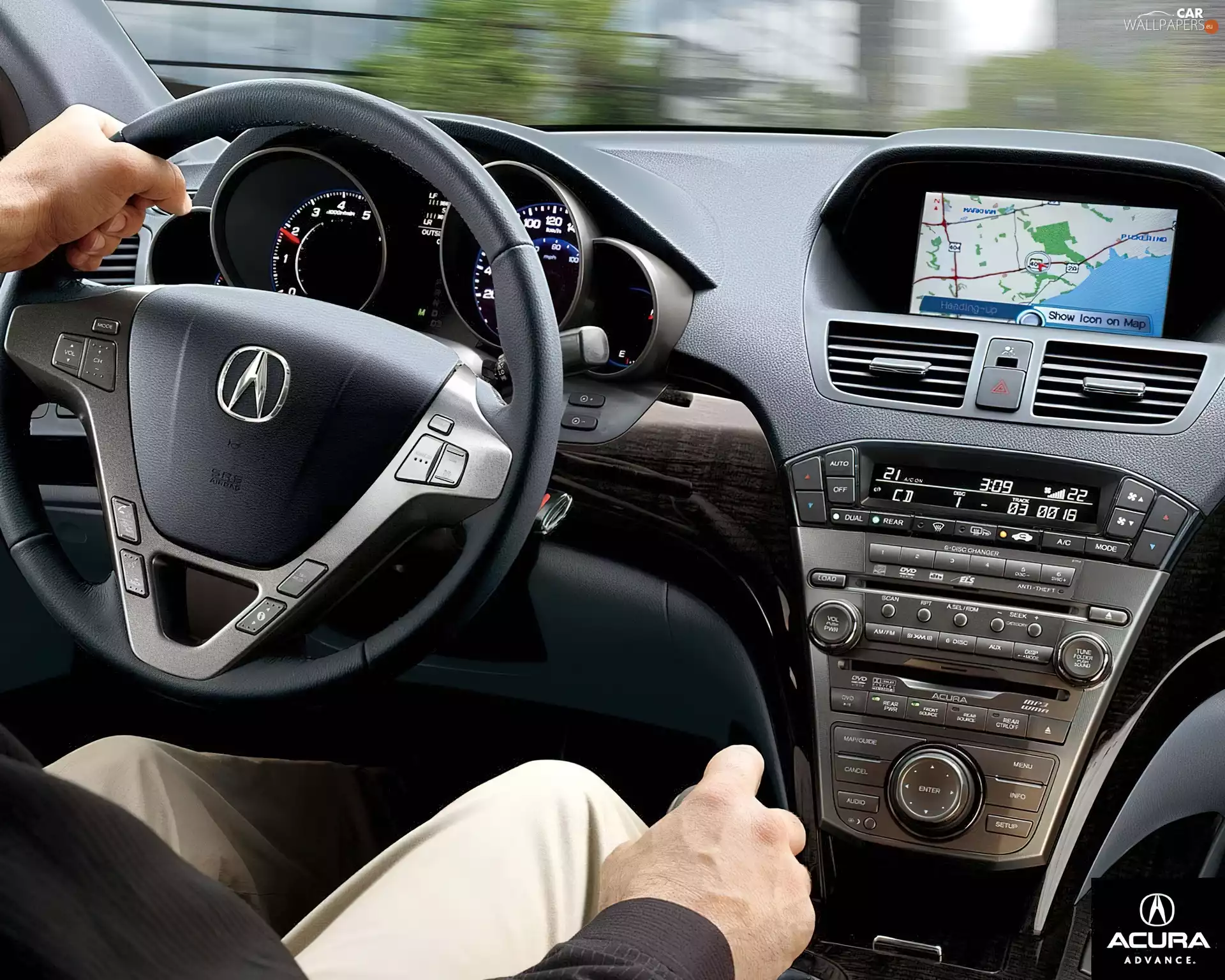 Acura MDX, console, driver, interior