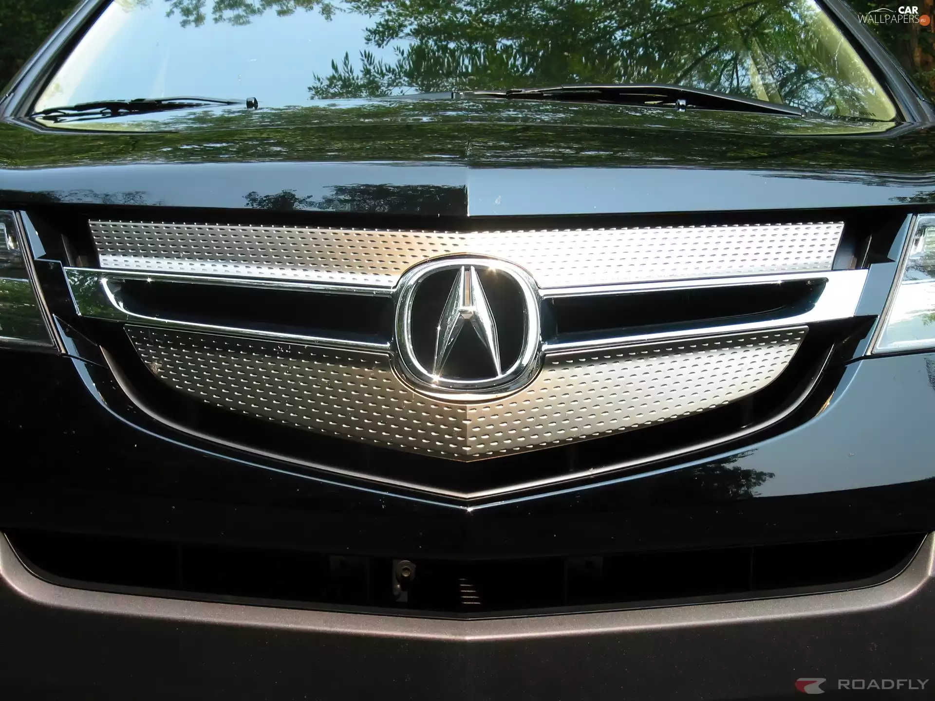 logo, emblem, Acura MDX, dummy, Front