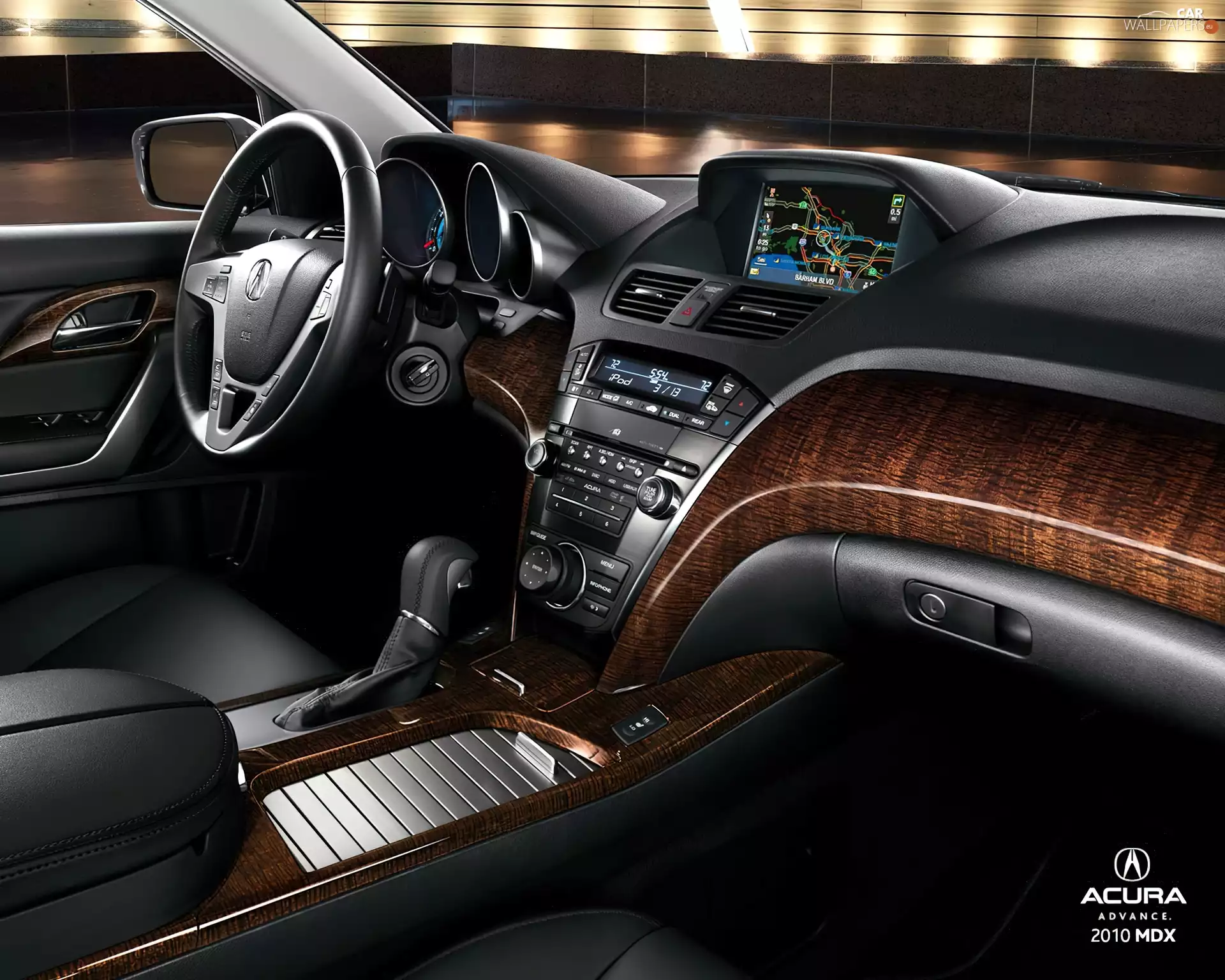 Acura MDX, Wood, skin, interior