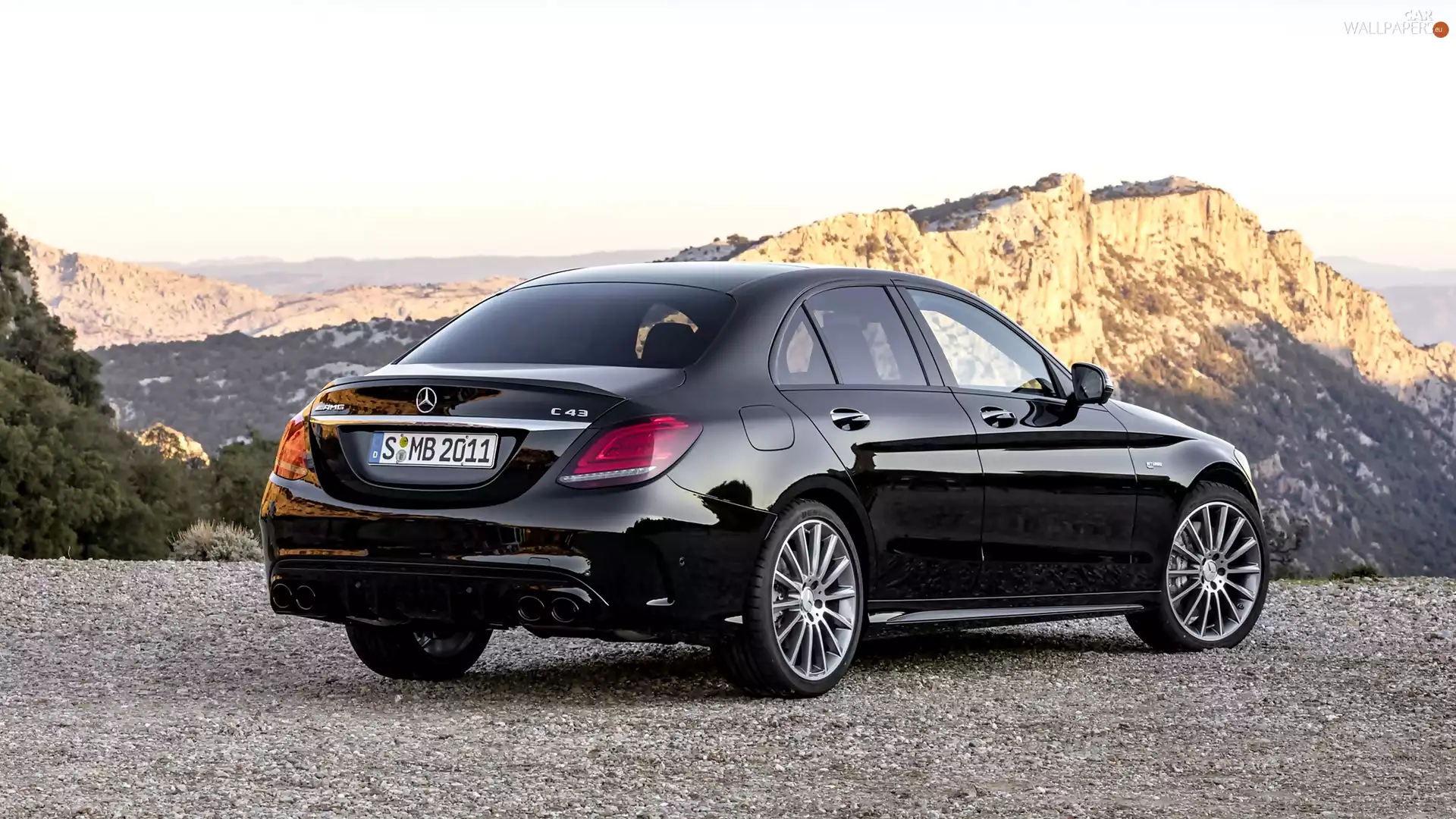 Mountains, Mercedes-AMG C43, 4Matic