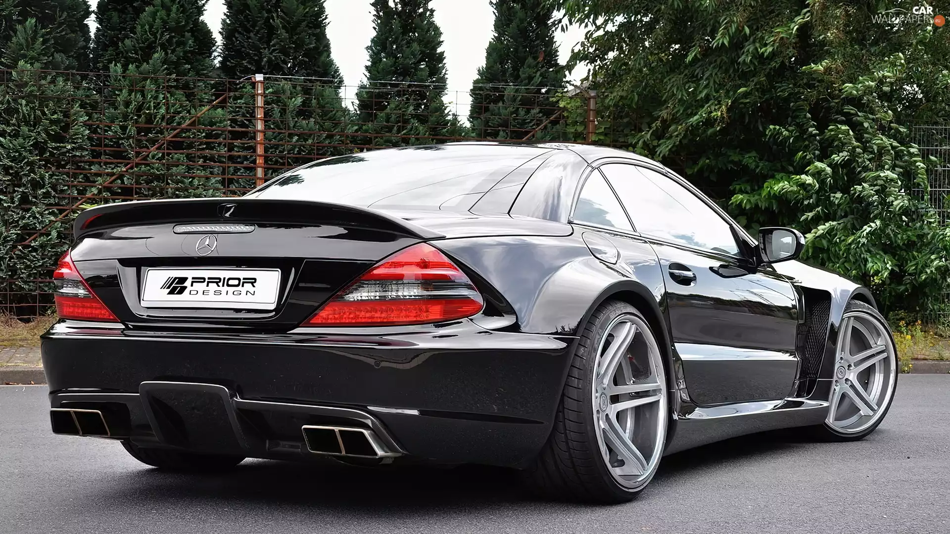 Black, Mercedes Benz SLR 230