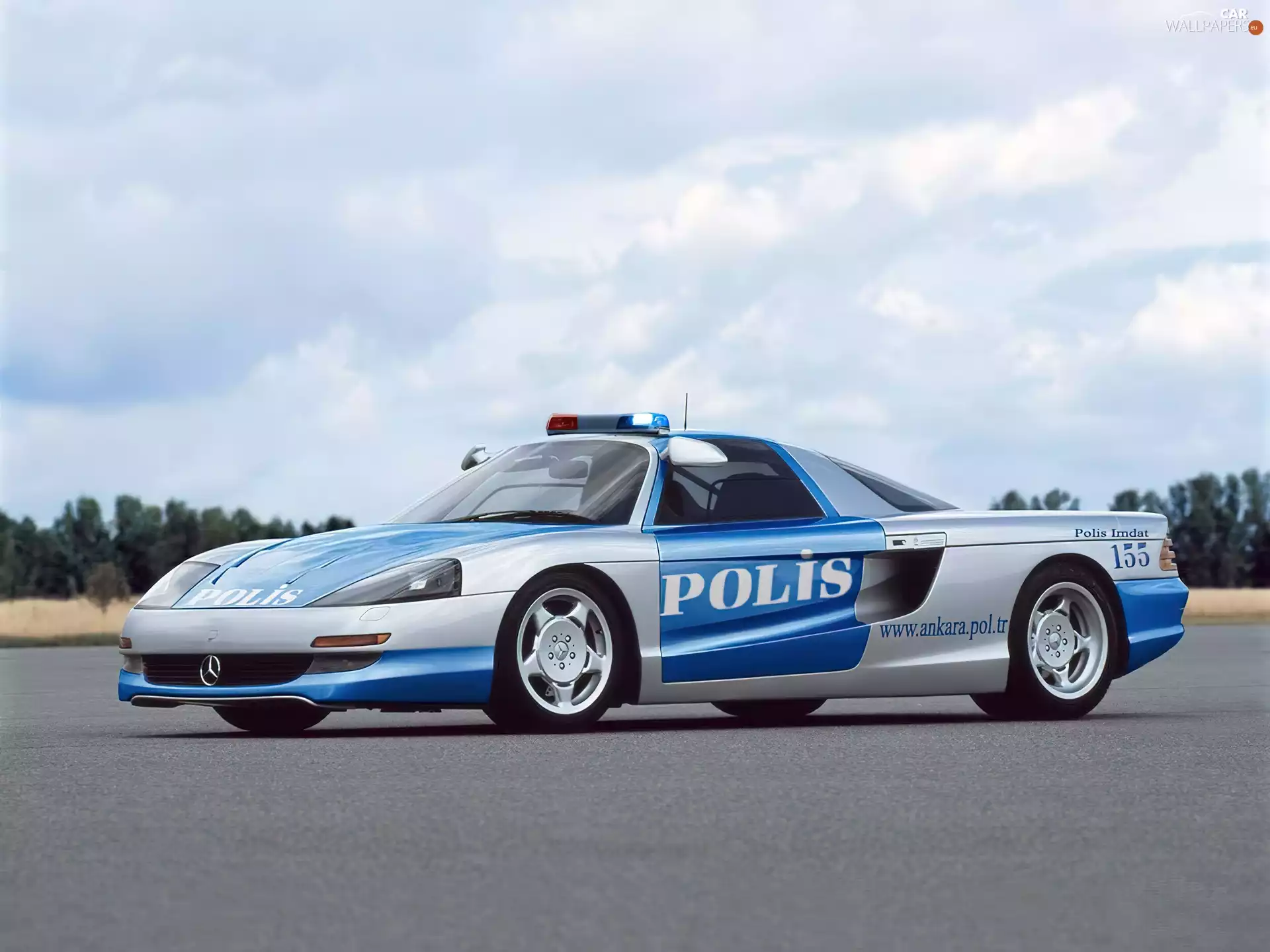 Mercedes C112, Police