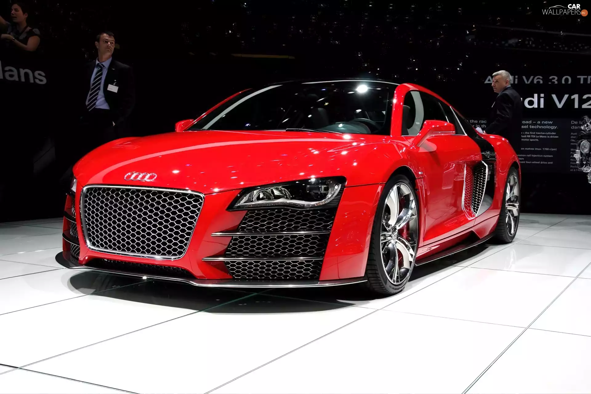 Audi R8, Red, Metalic