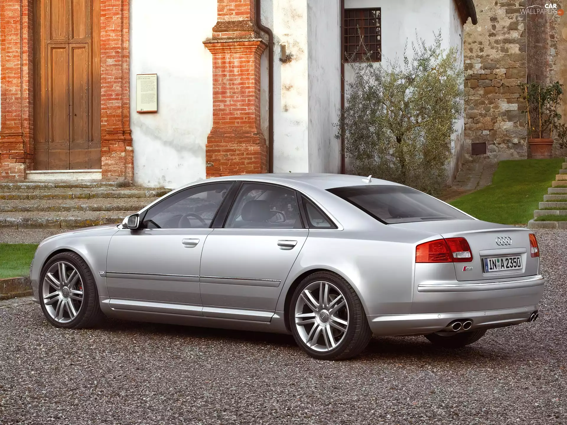 Audi S8, silver, Metalic