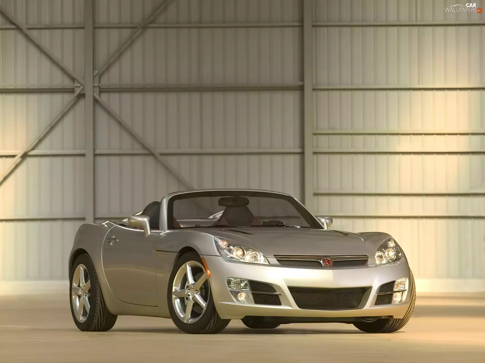 Saturn Sky, silver, Metalic