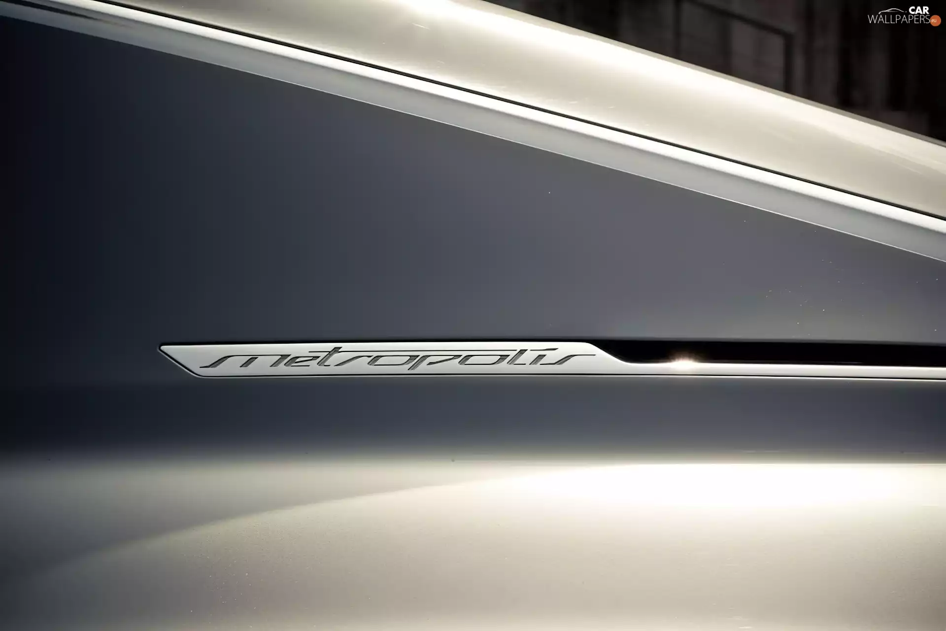 signature, emblem, Citroen Metropolis