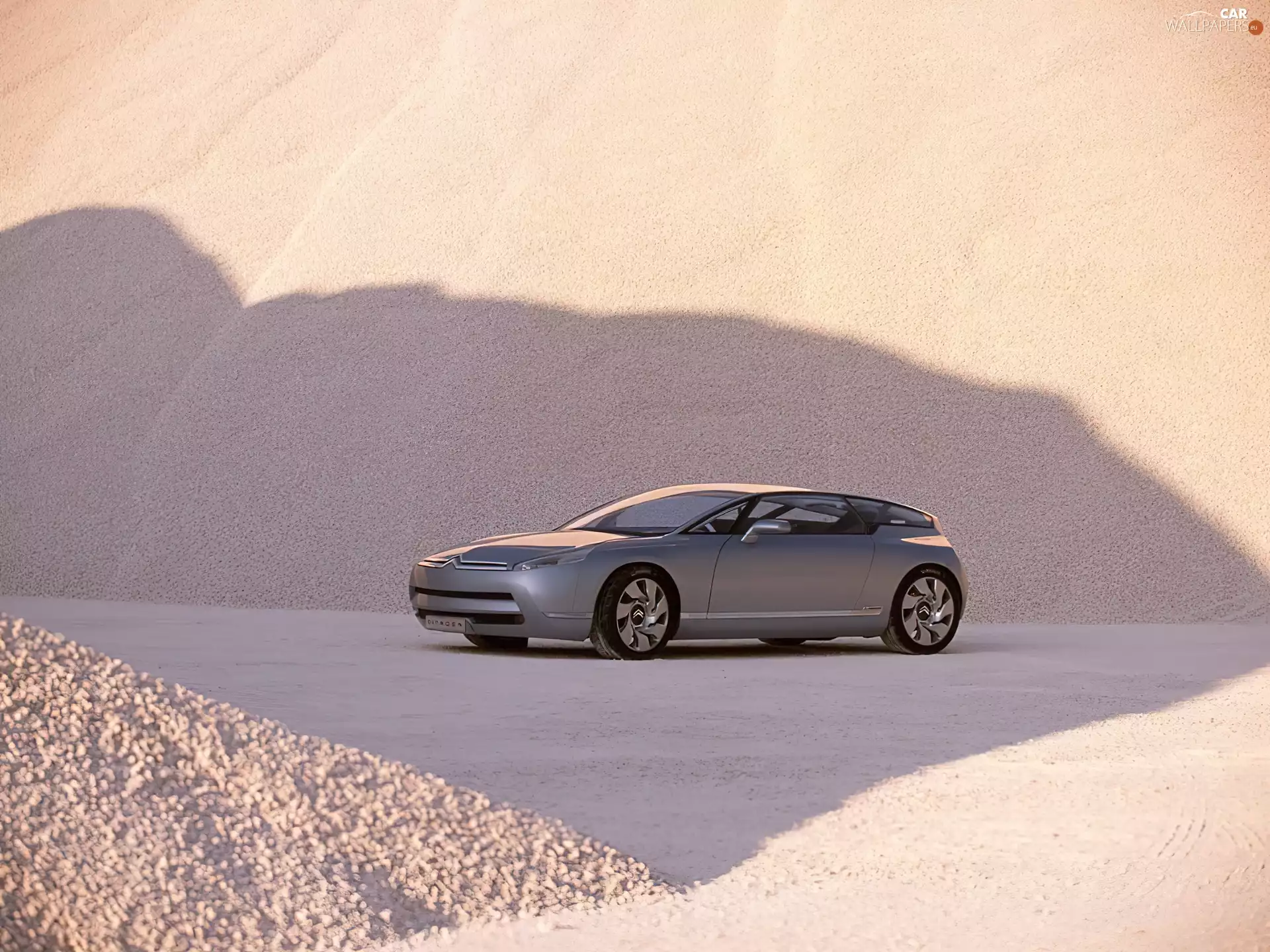 Citroen C4, gravel mine