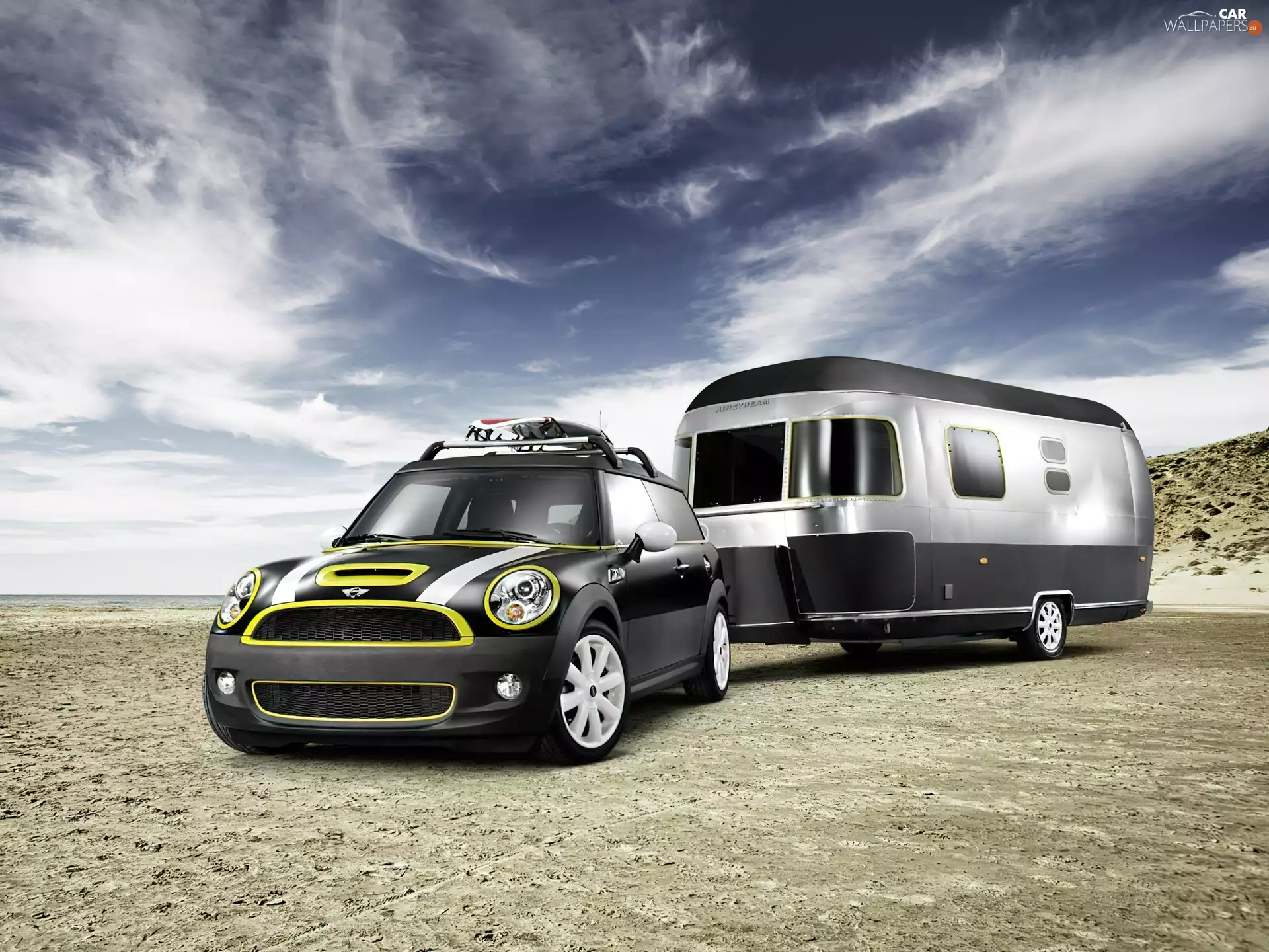 Mini Clubman, camping