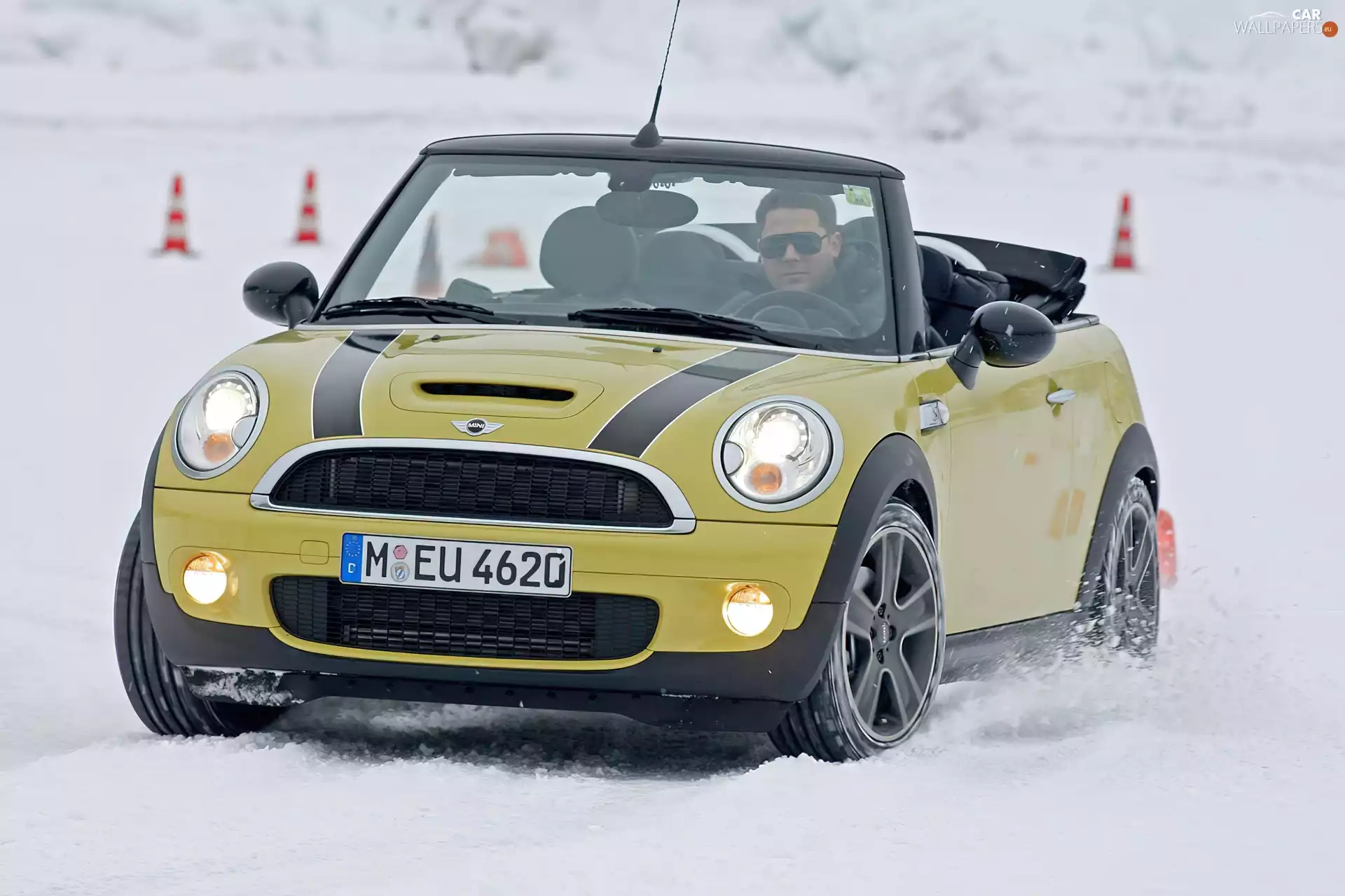traction, Mini Cooper Cabrio, checking