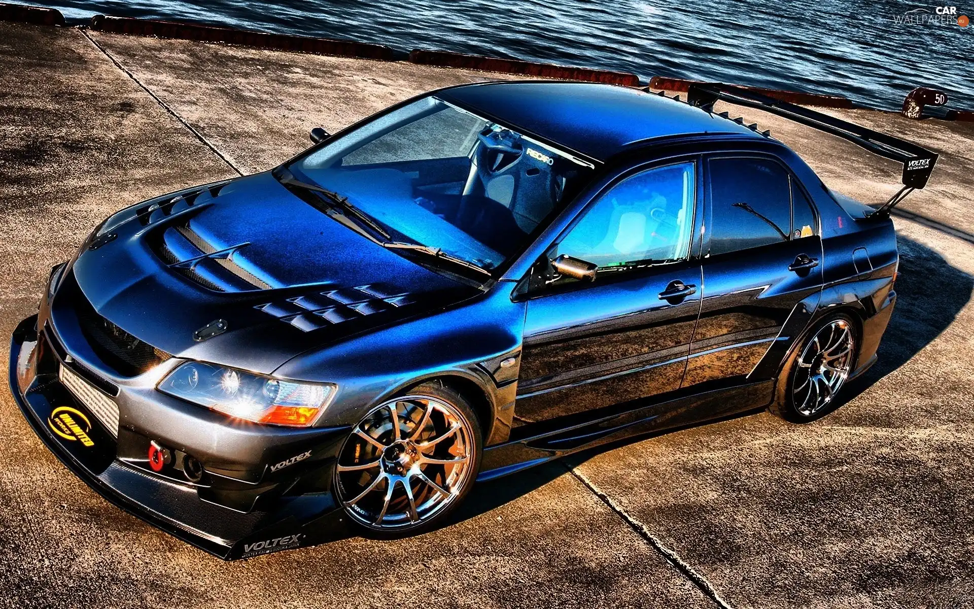 Mitsubishi Lancer, water
