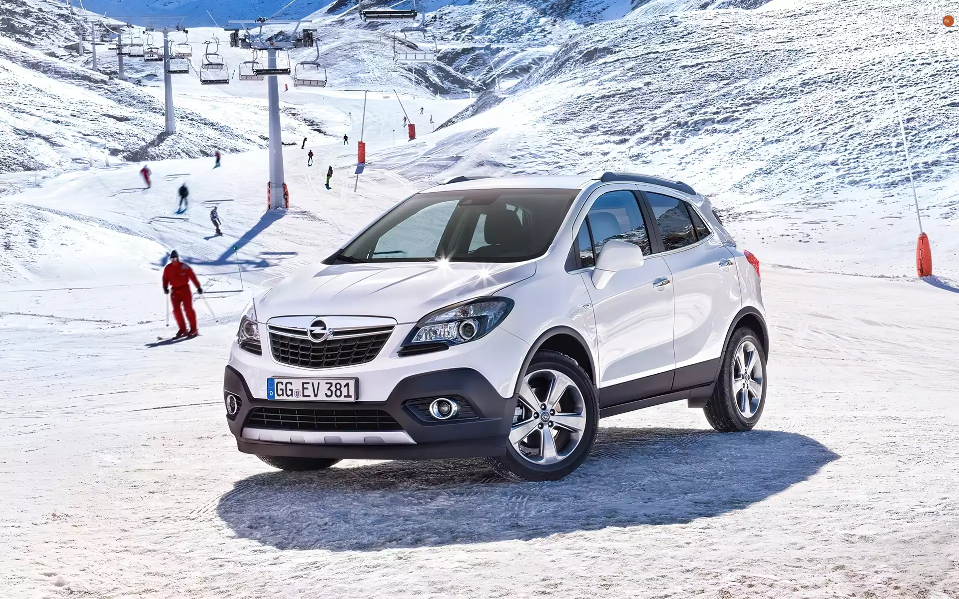Opel Mokka, Lift, ski, winter